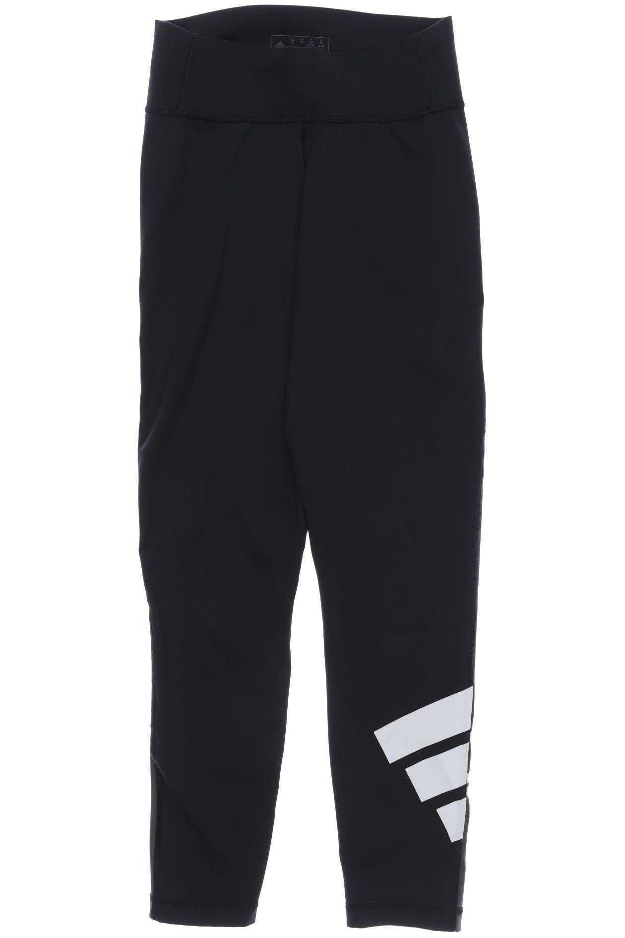 

adidas Damen Stoffhose, schwarz, Gr. 0