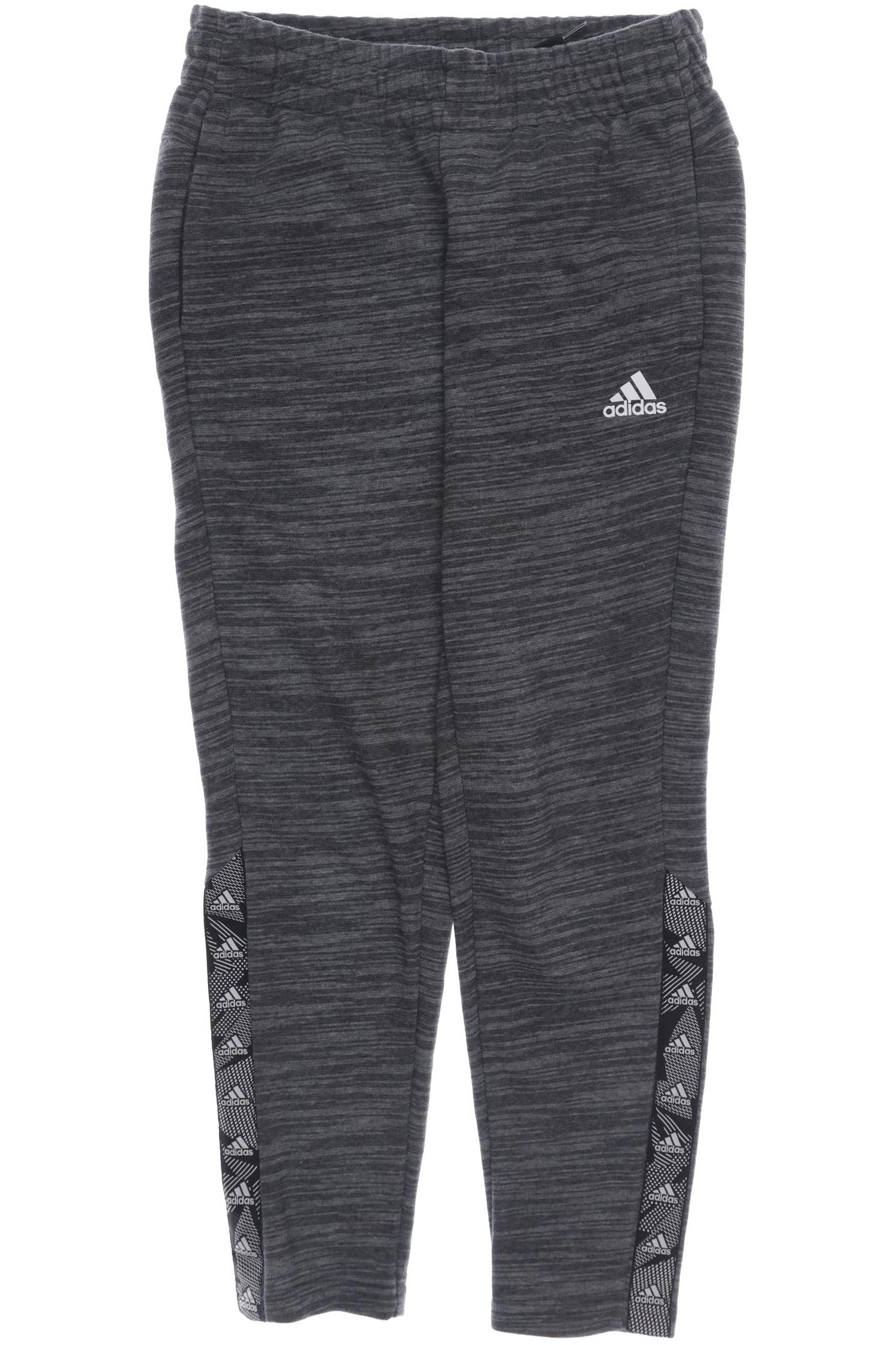 

adidas Damen Stoffhose, grau, Gr. 0