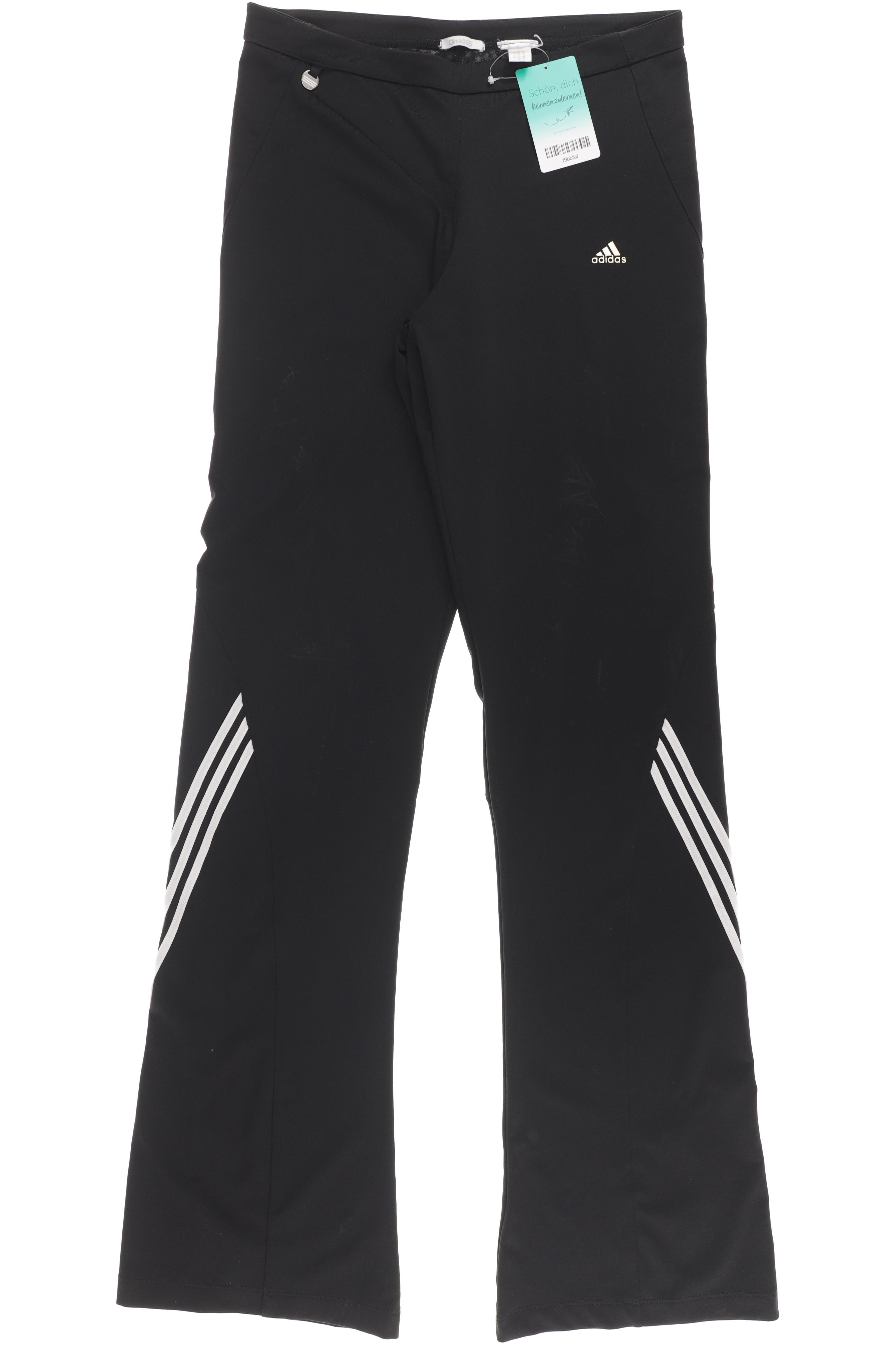 

adidas Damen Stoffhose, schwarz, Gr.