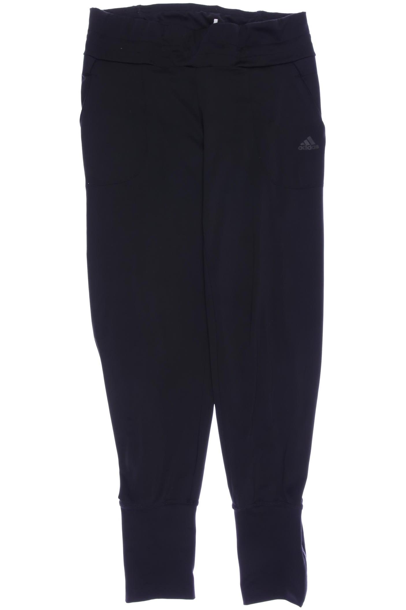 

adidas Damen Stoffhose, schwarz, Gr. 0
