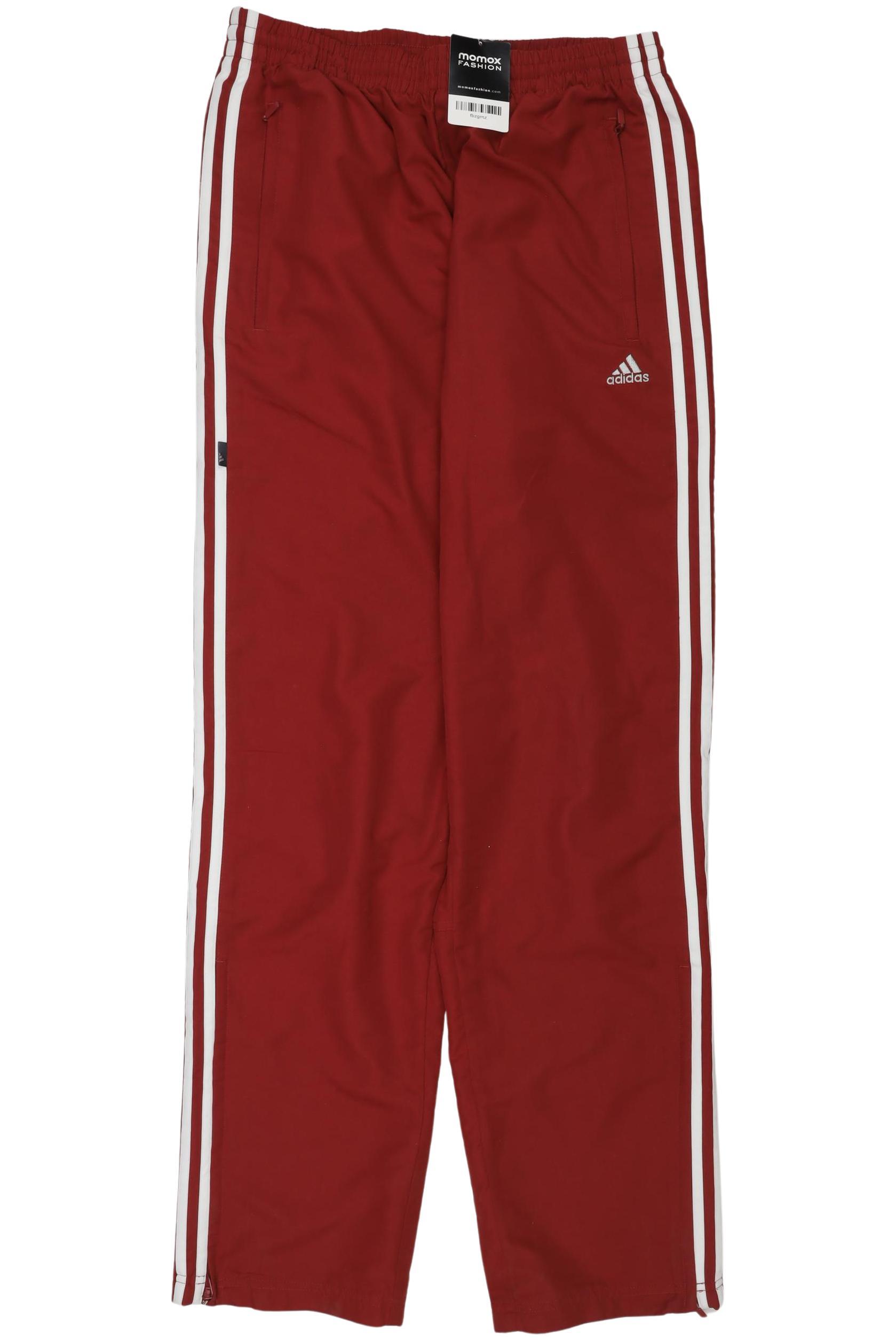 

adidas Damen Stoffhose, rot, Gr. 28