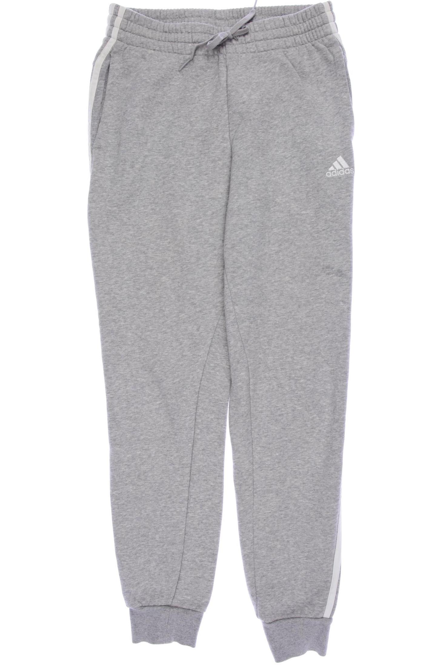 

adidas Damen Stoffhose, grau, Gr. 0