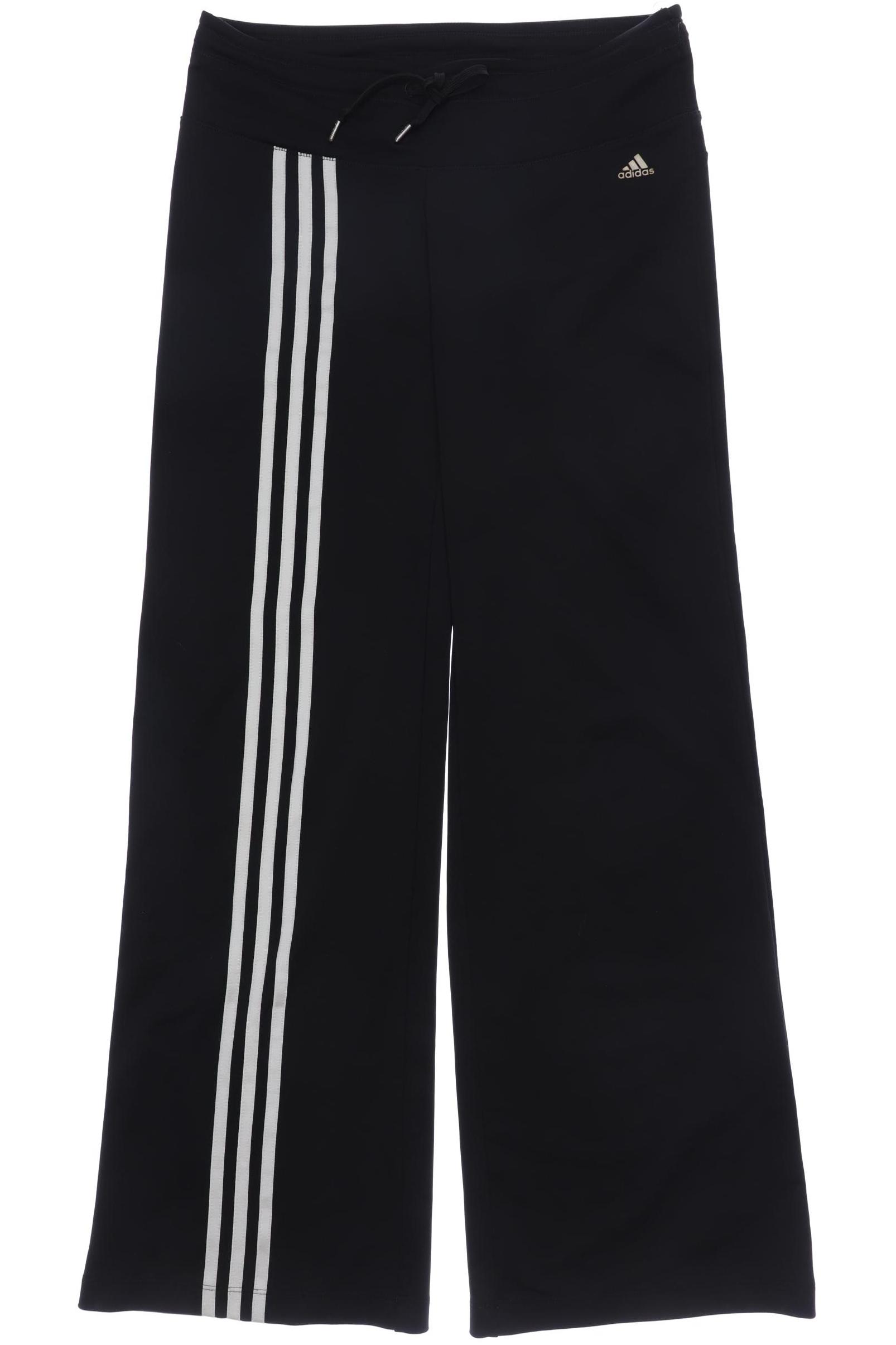 

adidas Damen Stoffhose, schwarz, Gr. 38