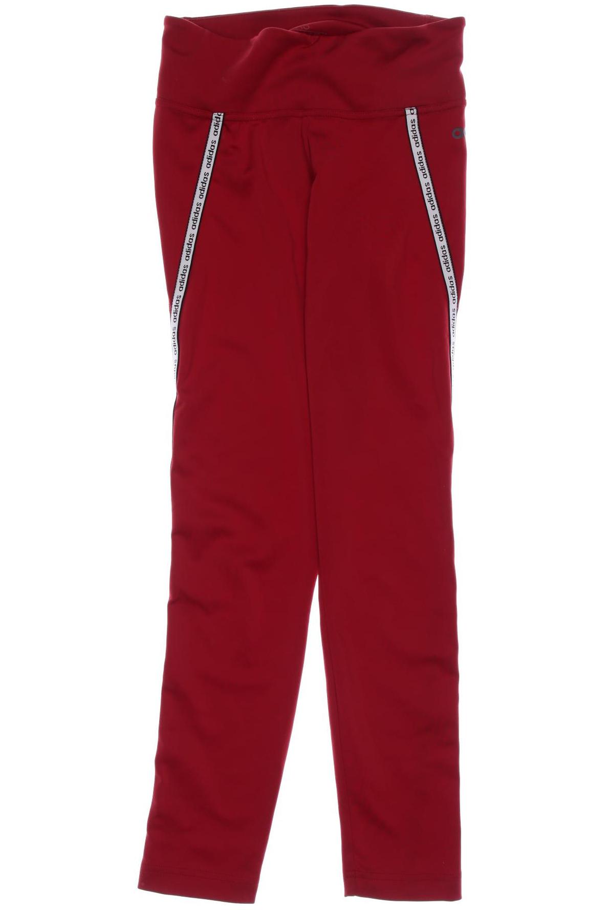 

adidas Damen Stoffhose, rot, Gr. 34