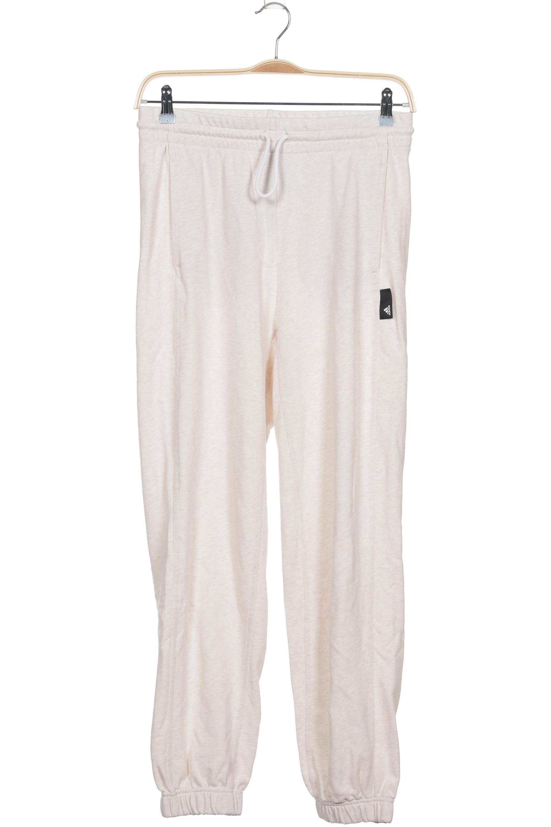 

adidas Damen Stoffhose, cremeweiß, Gr. 0