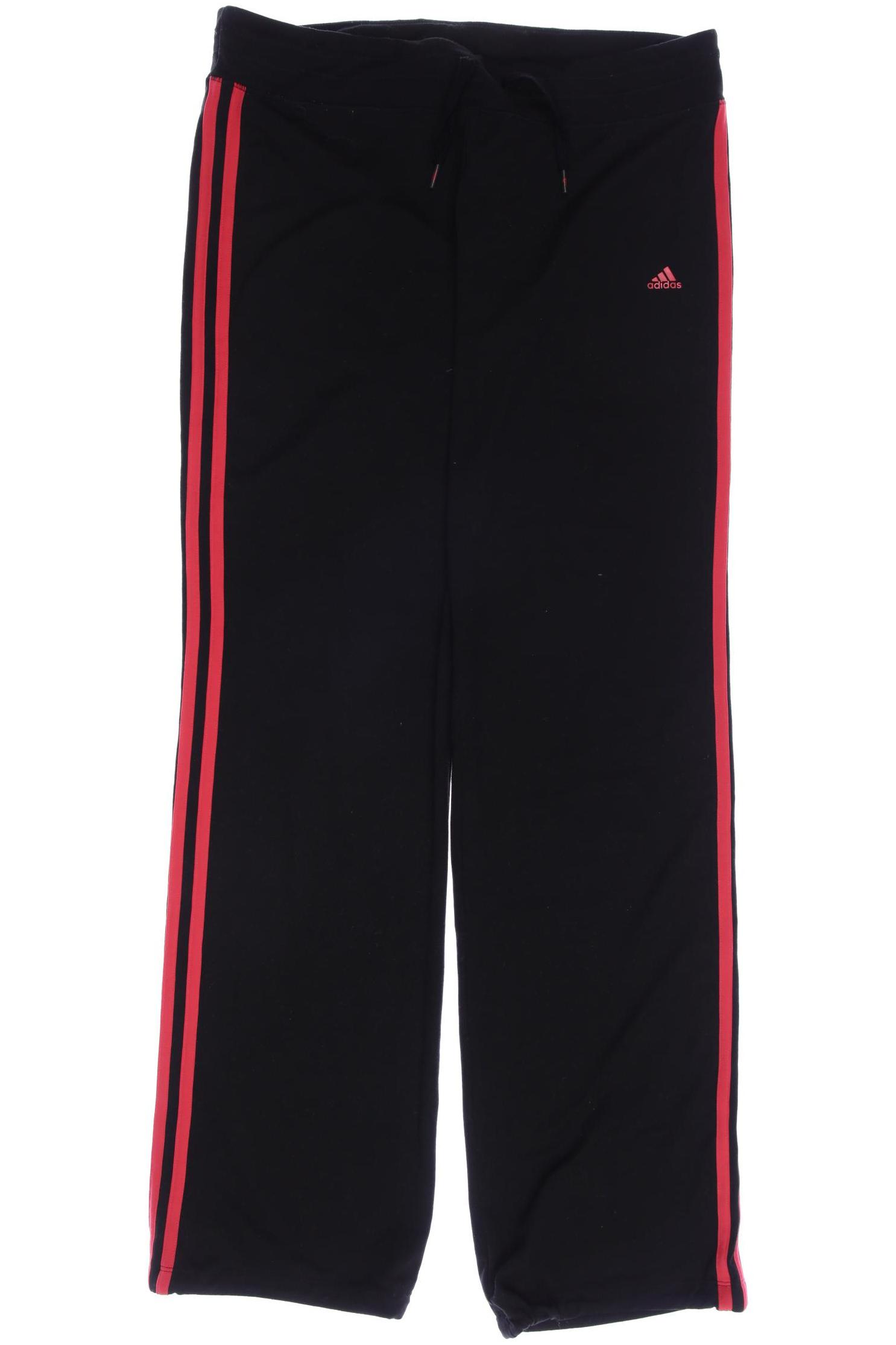 

adidas Damen Stoffhose, schwarz, Gr. 38