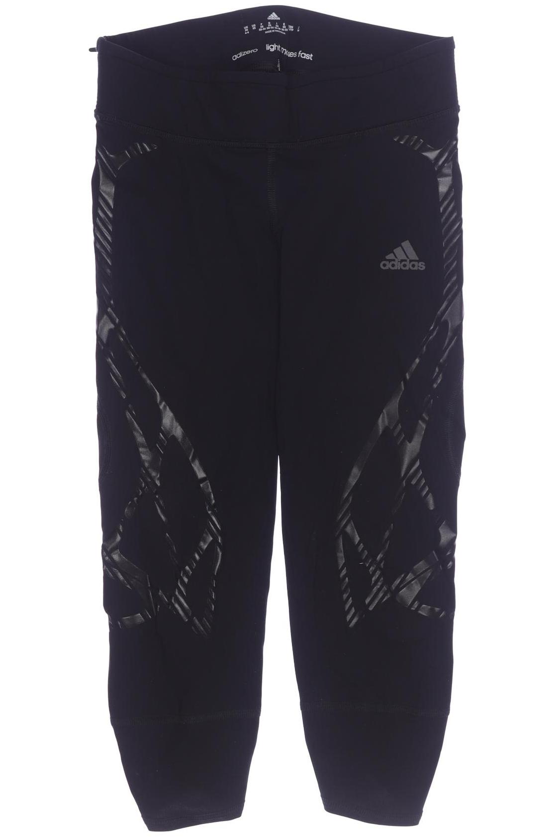 

adidas Damen Stoffhose, schwarz, Gr. 0
