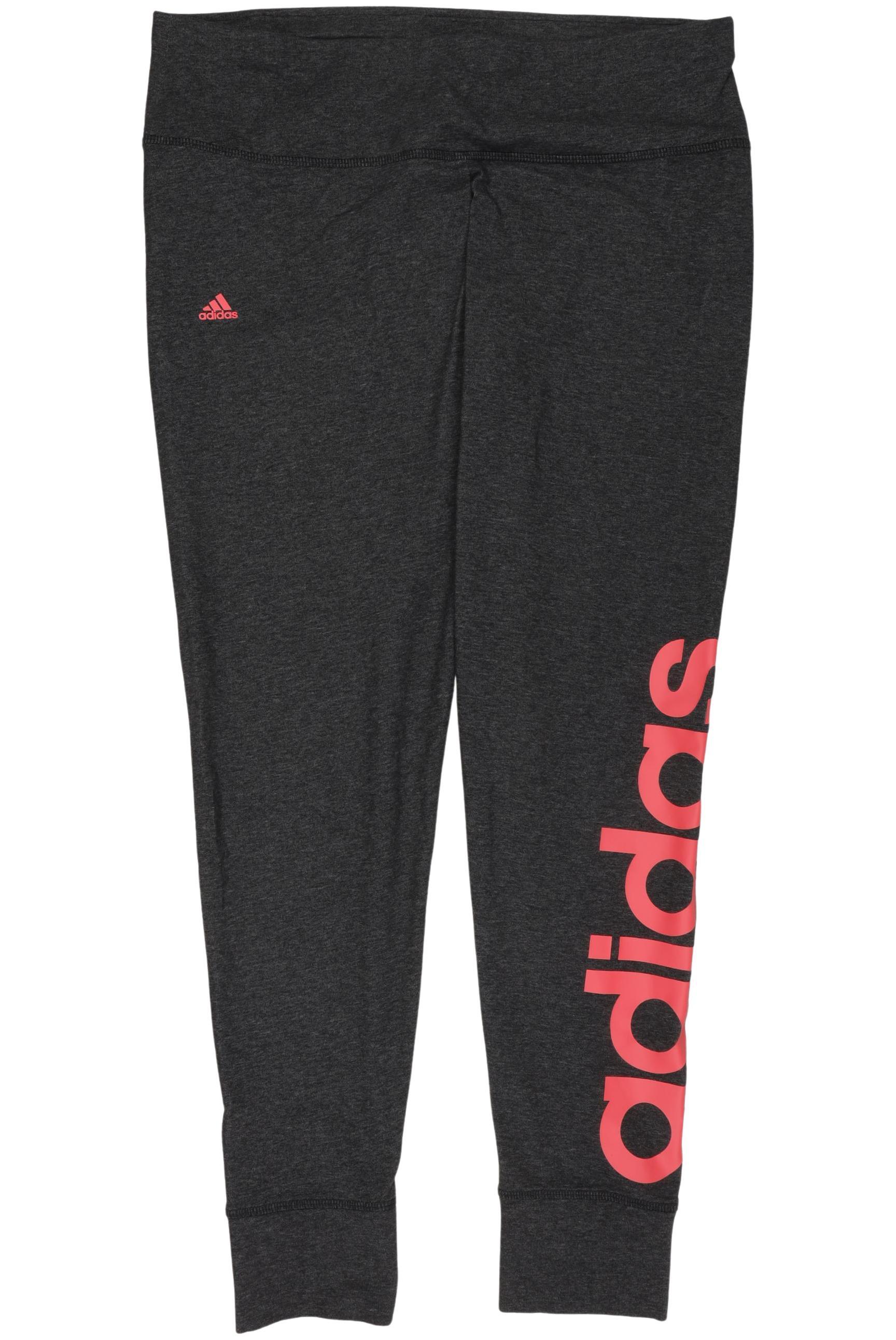 

adidas Damen Stoffhose, grau, Gr. 42