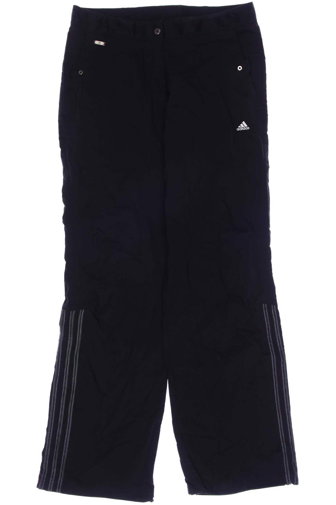 

adidas Damen Stoffhose, schwarz, Gr. 36