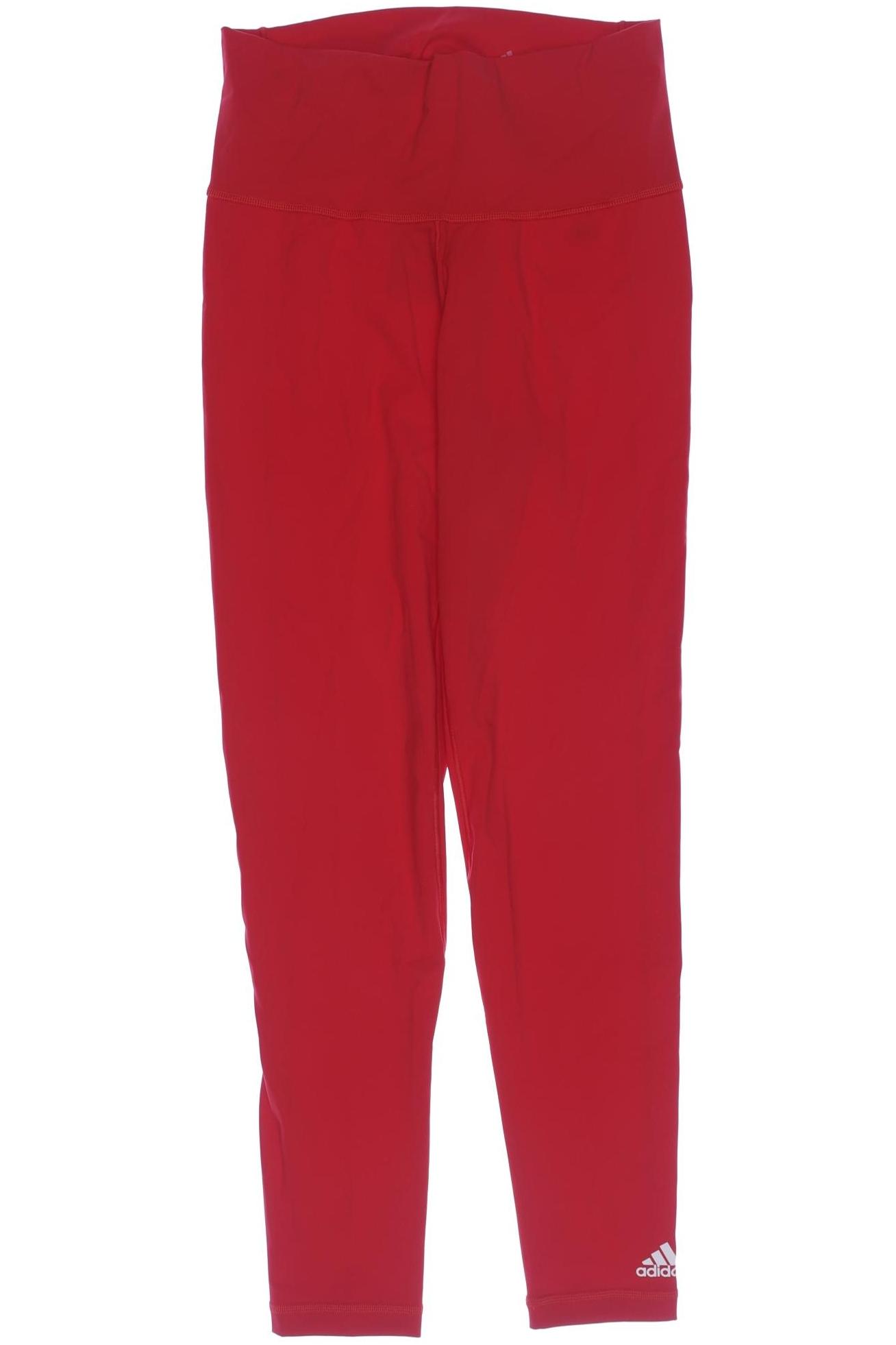 

adidas Damen Stoffhose, rot, Gr. 0