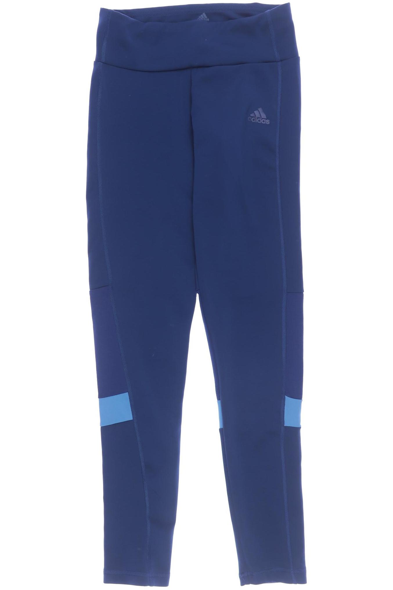 

adidas Damen Stoffhose, blau, Gr. 0