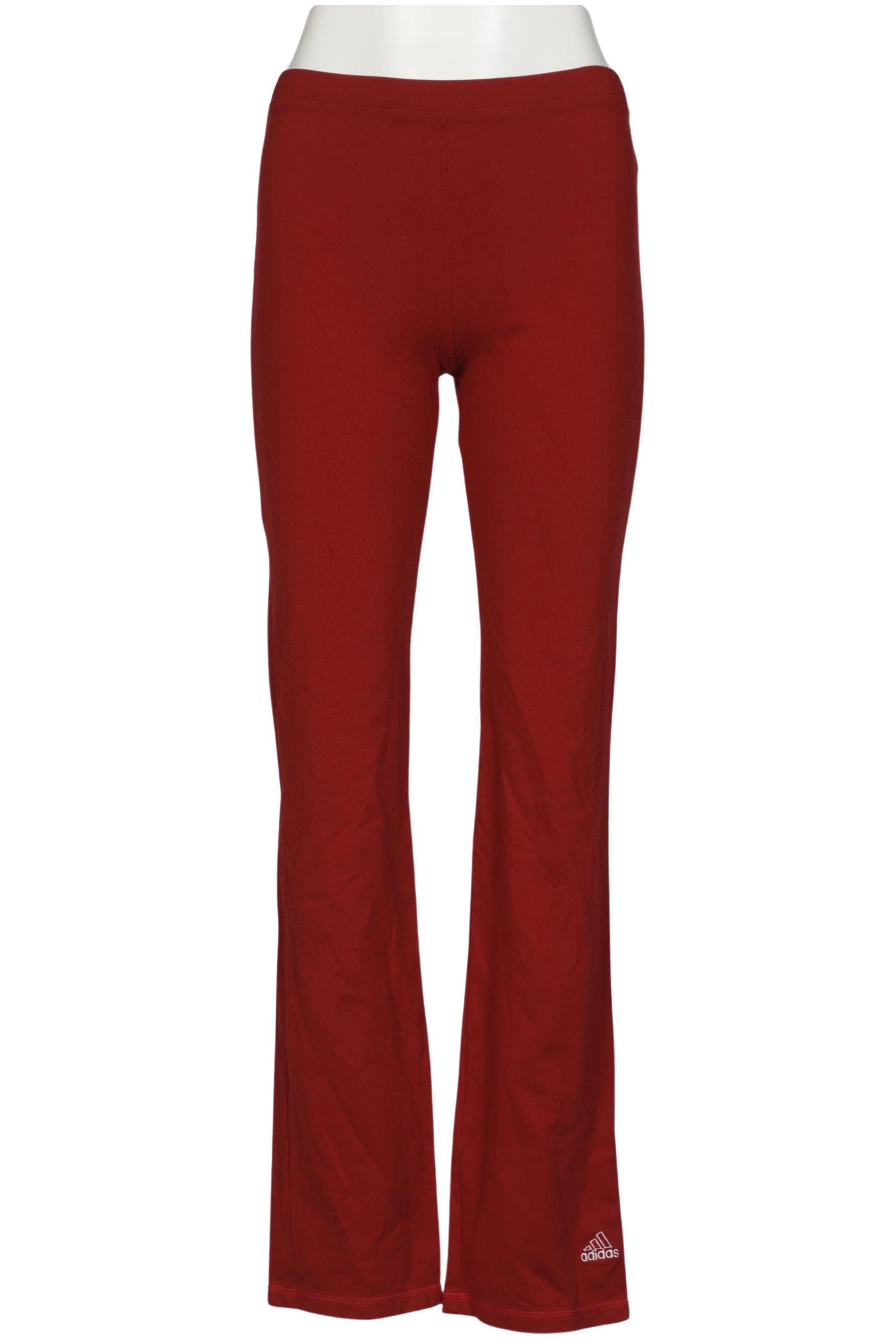 

adidas Damen Stoffhose, rot, Gr. 38