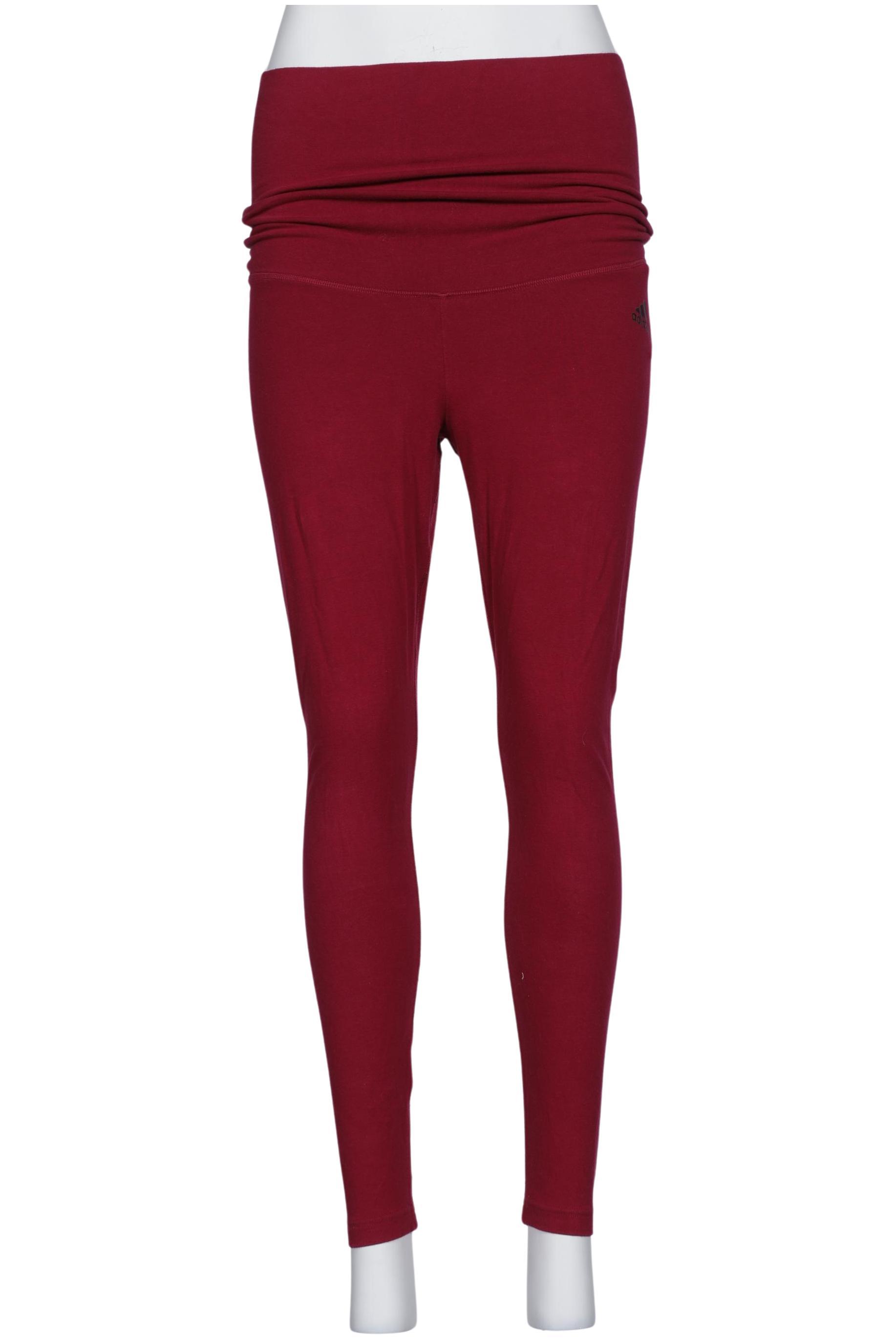 

adidas Damen Stoffhose, bordeaux, Gr. 0
