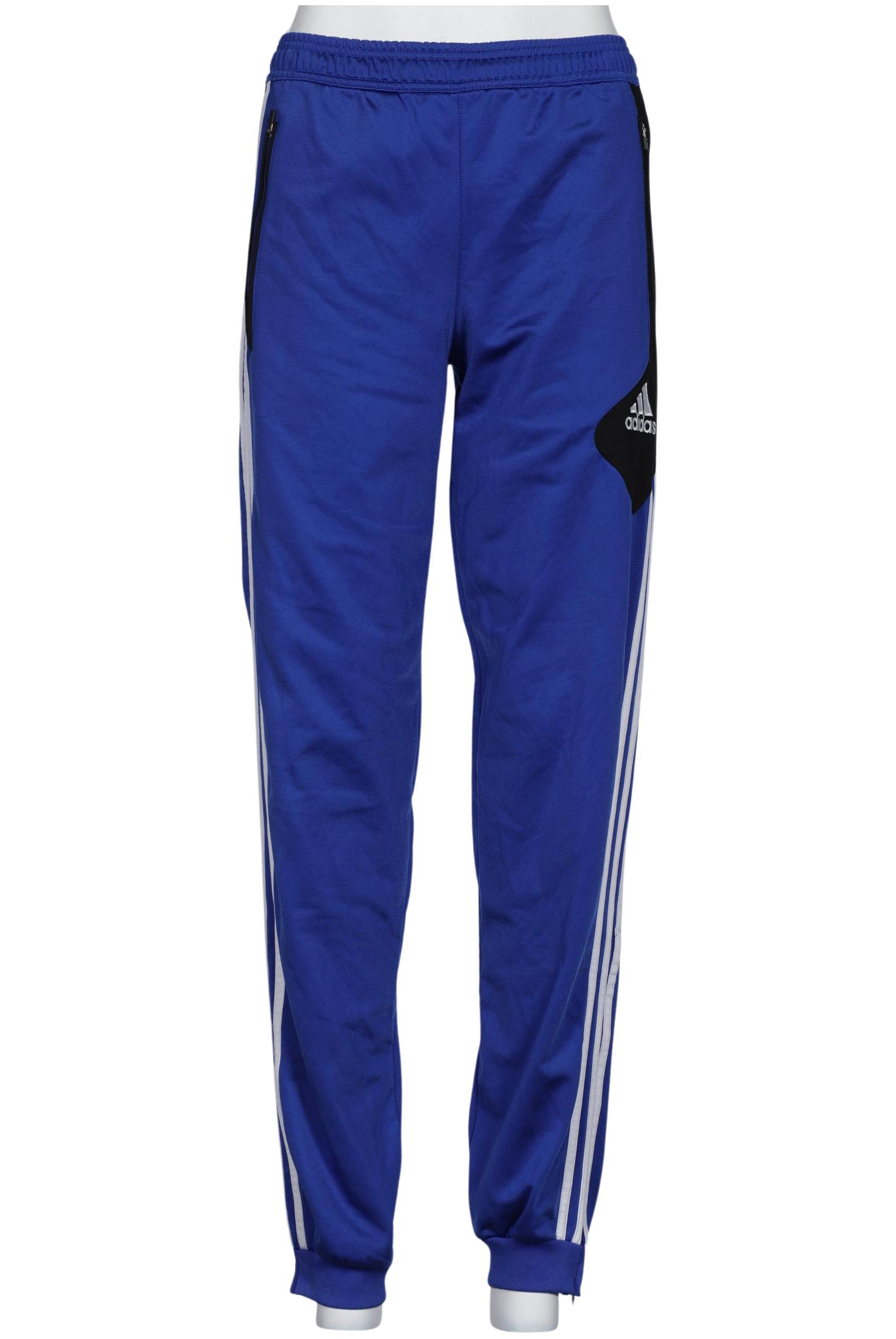 

adidas Damen Stoffhose, blau, Gr. 0