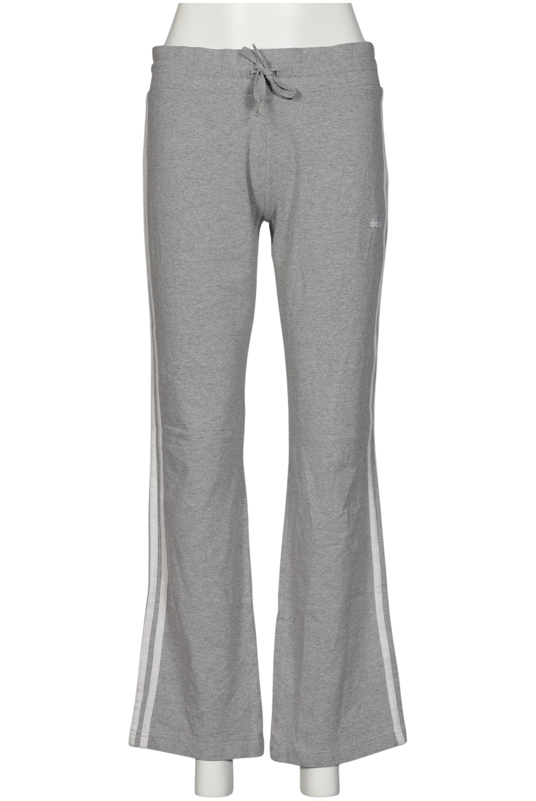 

adidas Damen Stoffhose, grau, Gr. 36