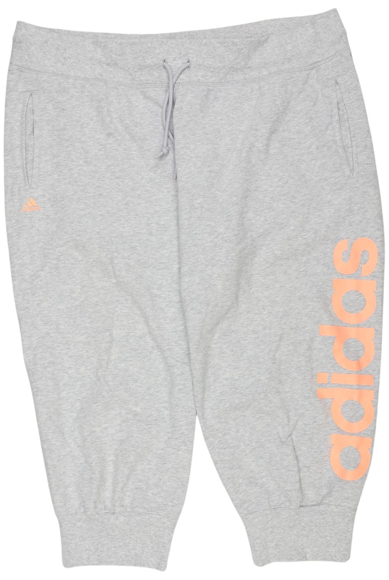 

adidas Damen Stoffhose, grau, Gr. 0