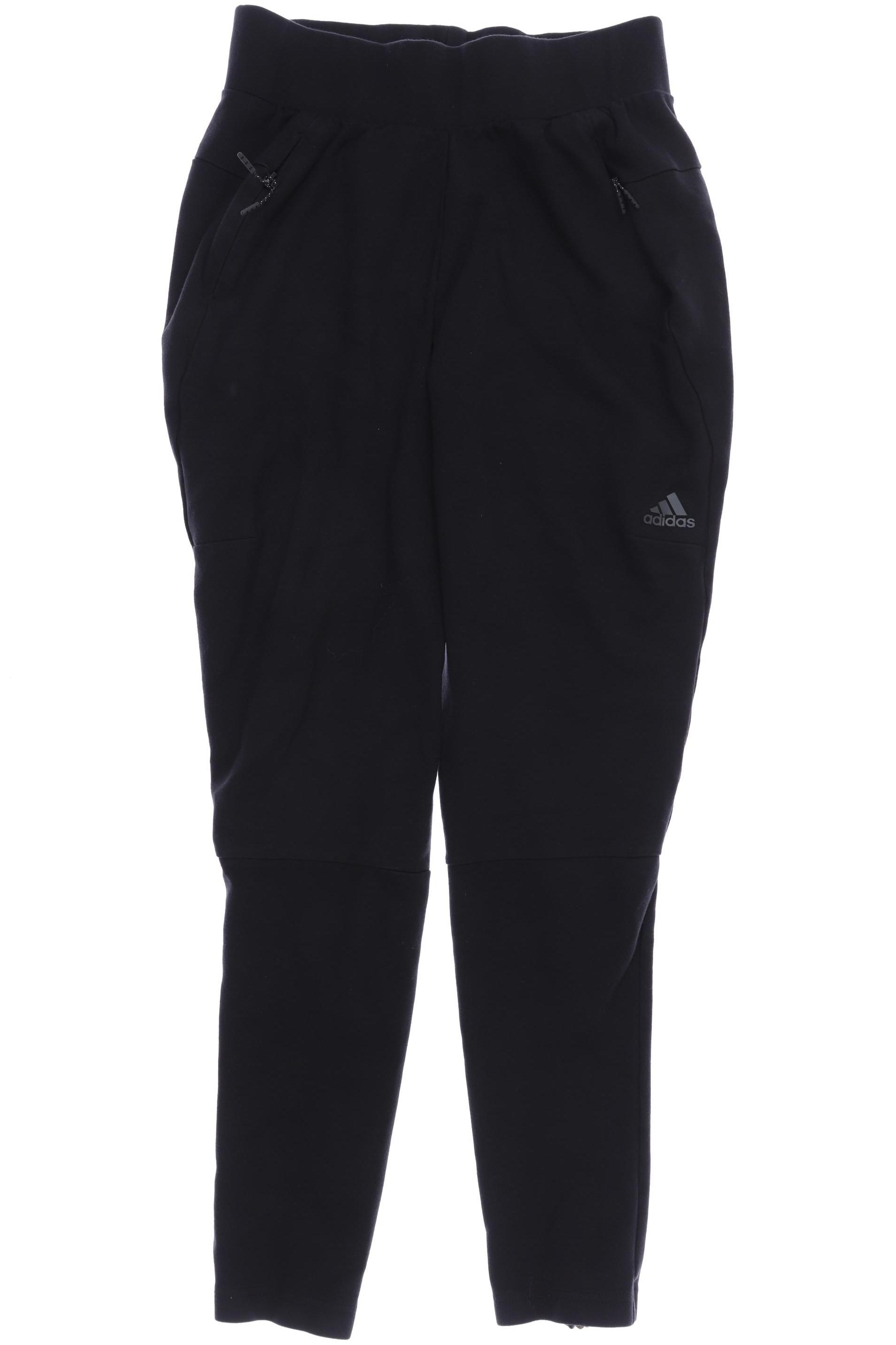 

adidas Damen Stoffhose, schwarz, Gr. 0