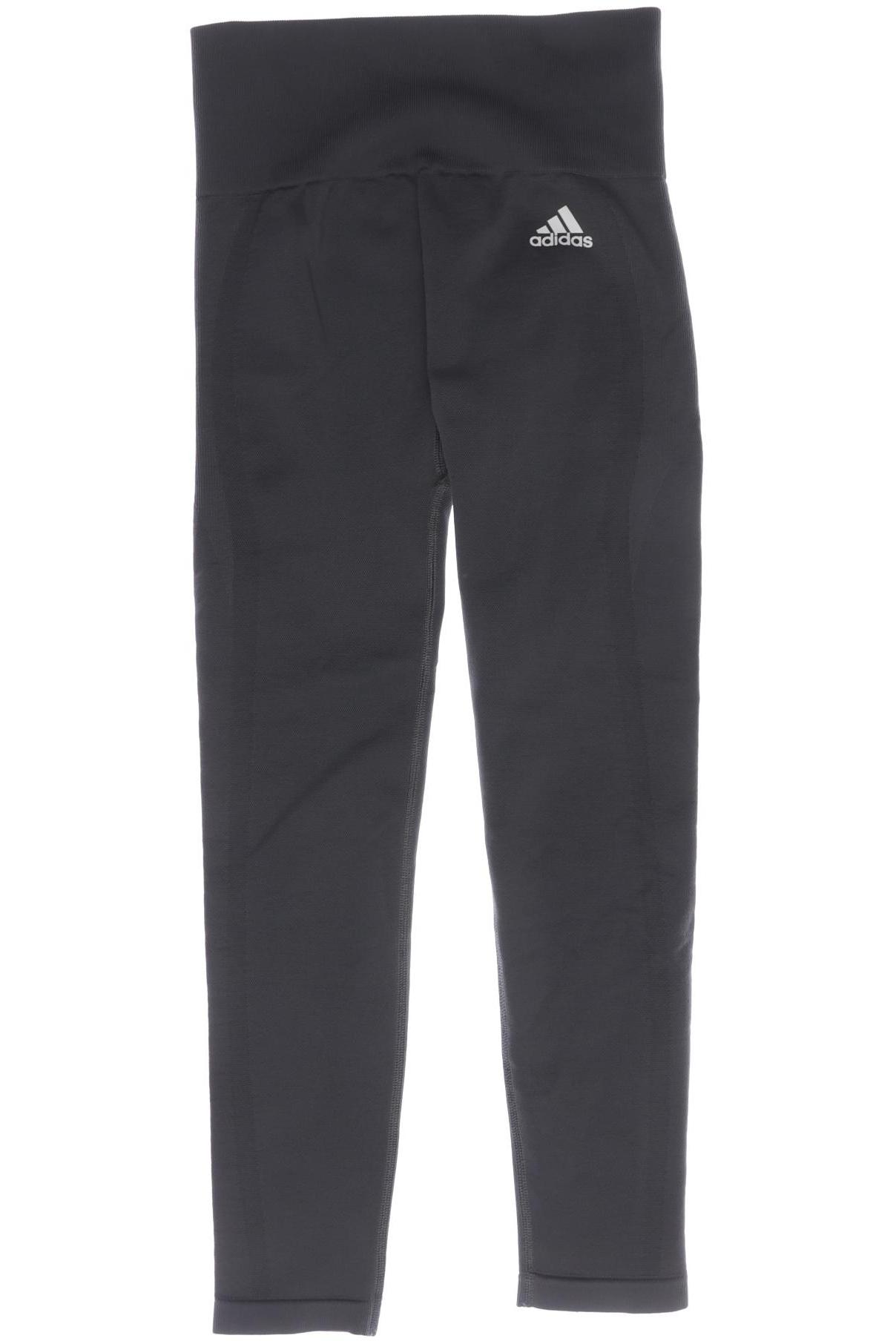 

adidas Damen Stoffhose, grau, Gr. 0