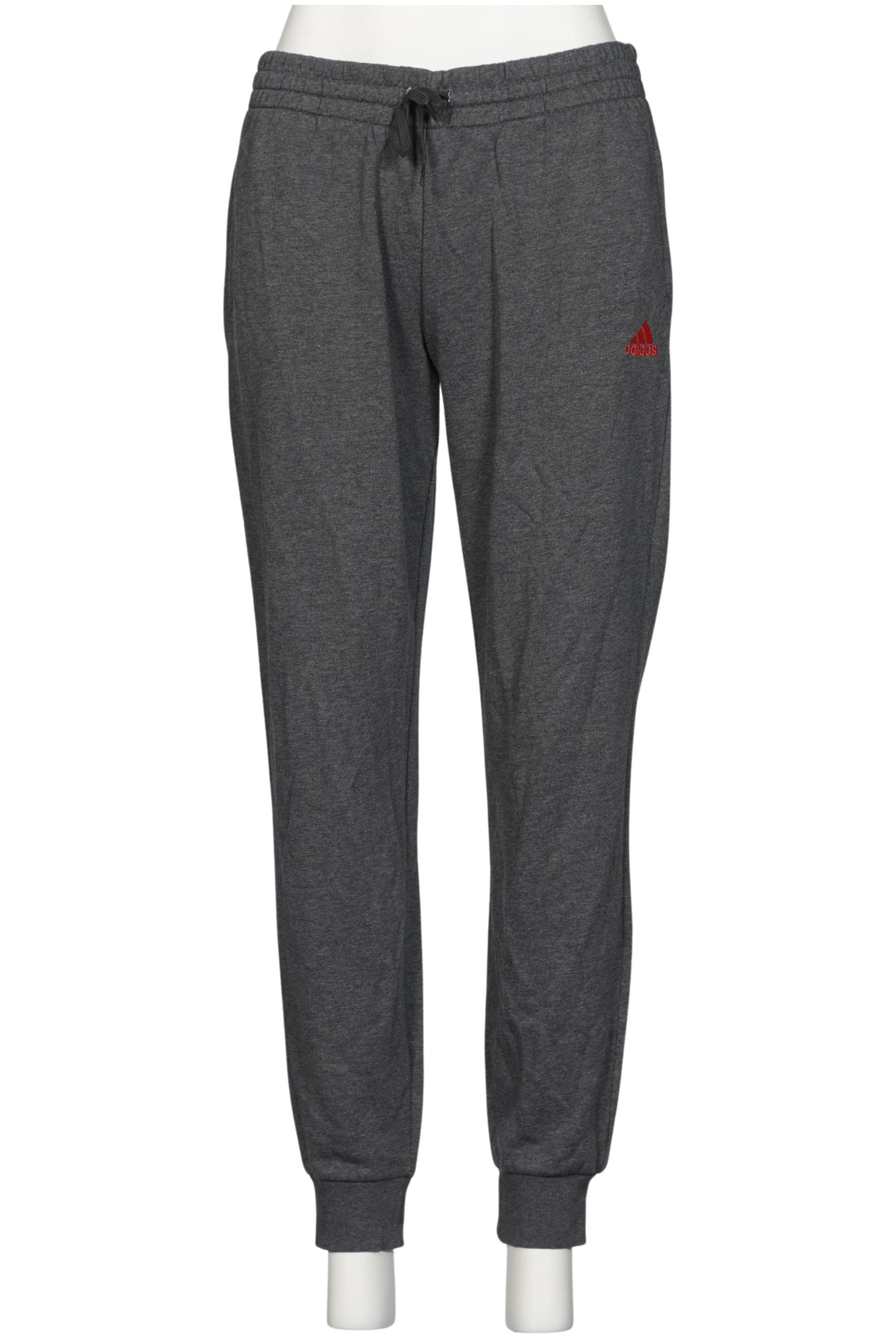 

adidas Damen Stoffhose, grau, Gr. 0