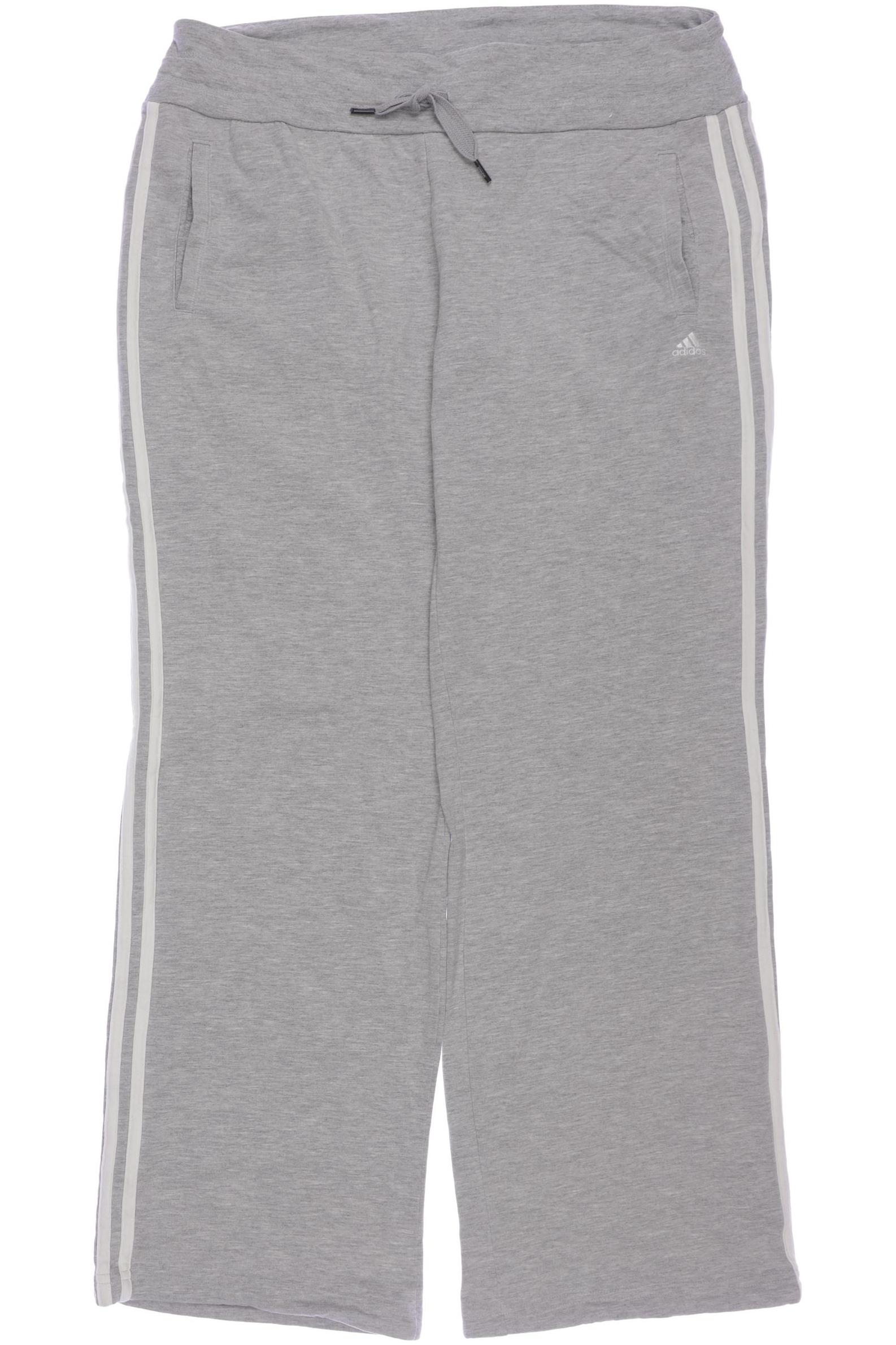 

adidas Damen Stoffhose, grau, Gr. 0