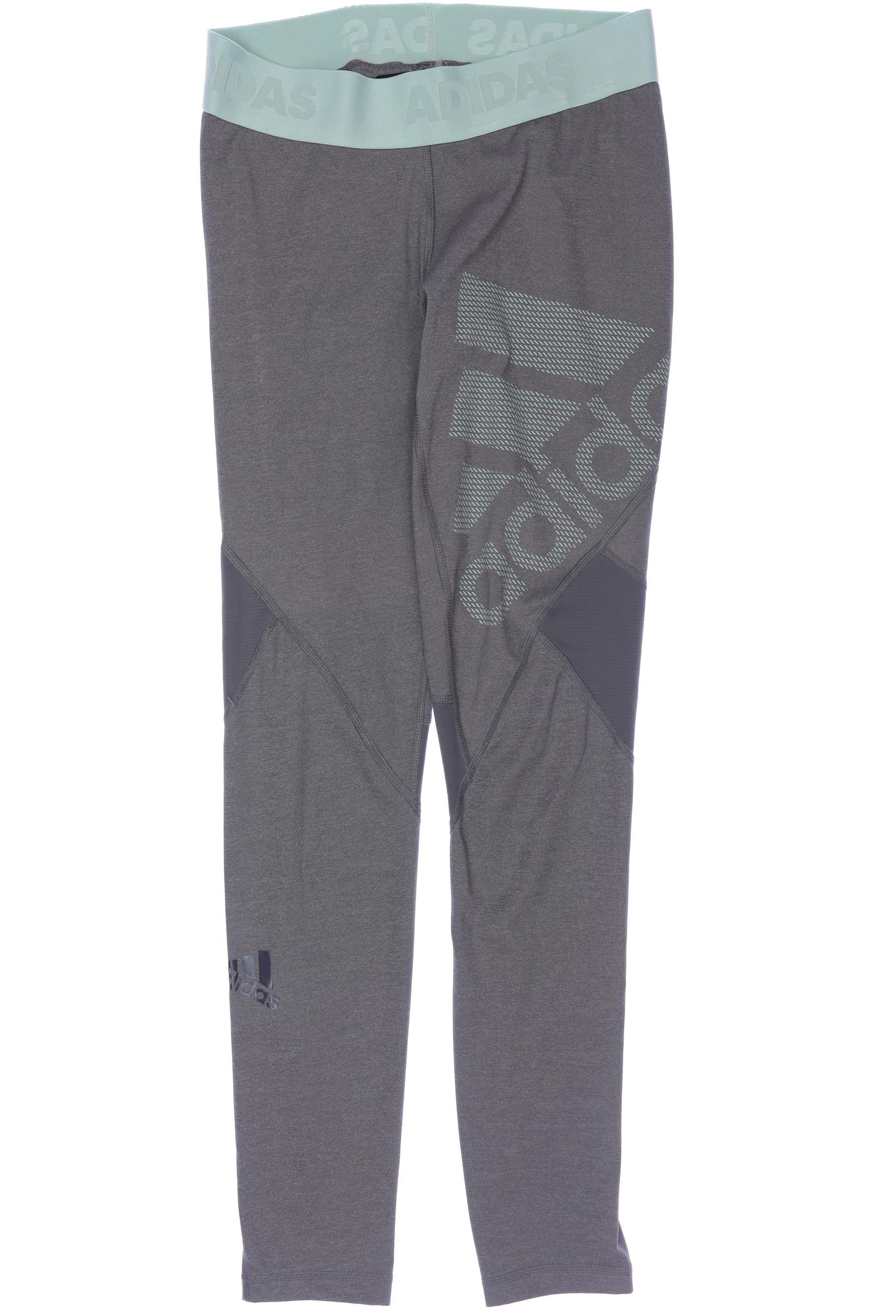 

adidas Damen Stoffhose, grau, Gr. 0