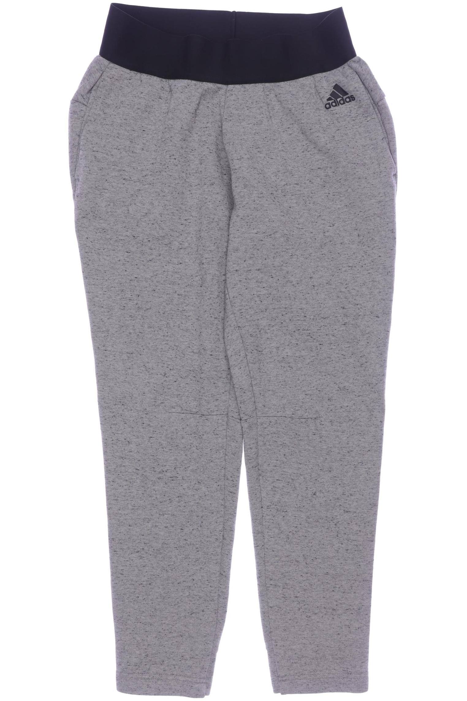 

adidas Damen Stoffhose, grau, Gr. 24