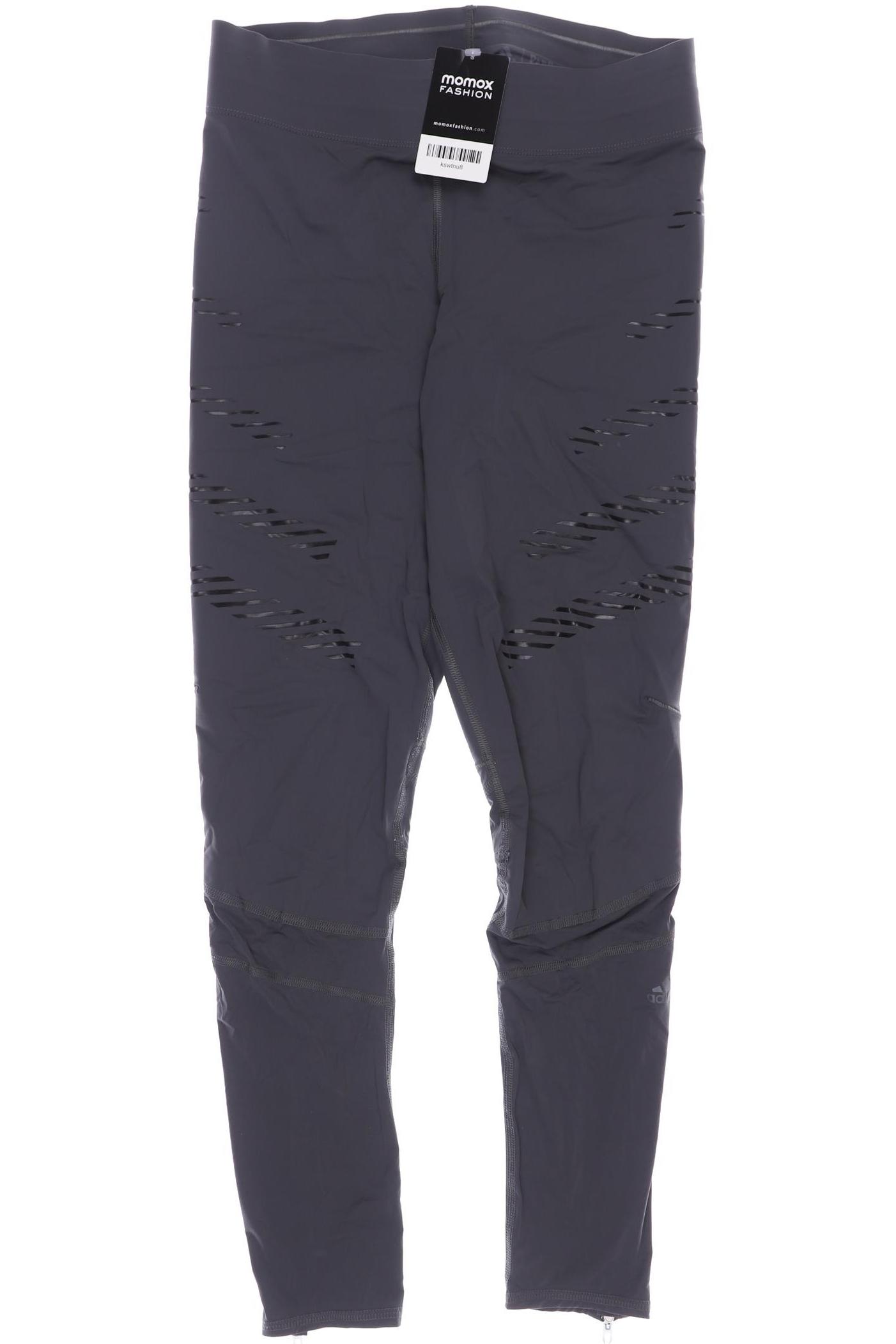 

adidas Damen Stoffhose, grau, Gr. 0