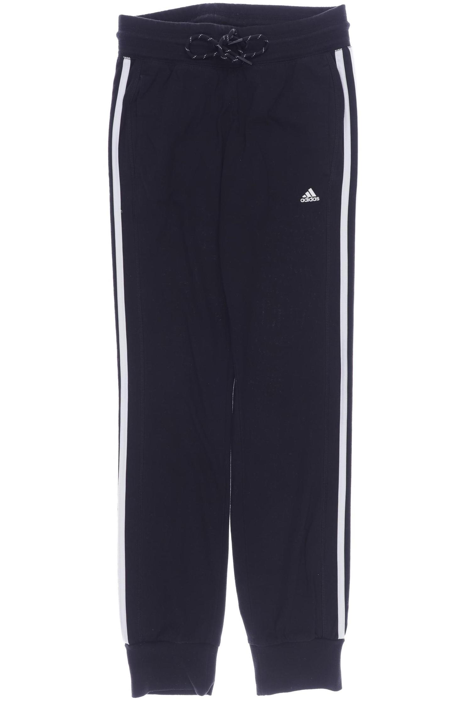 

adidas Damen Stoffhose, schwarz, Gr. 30