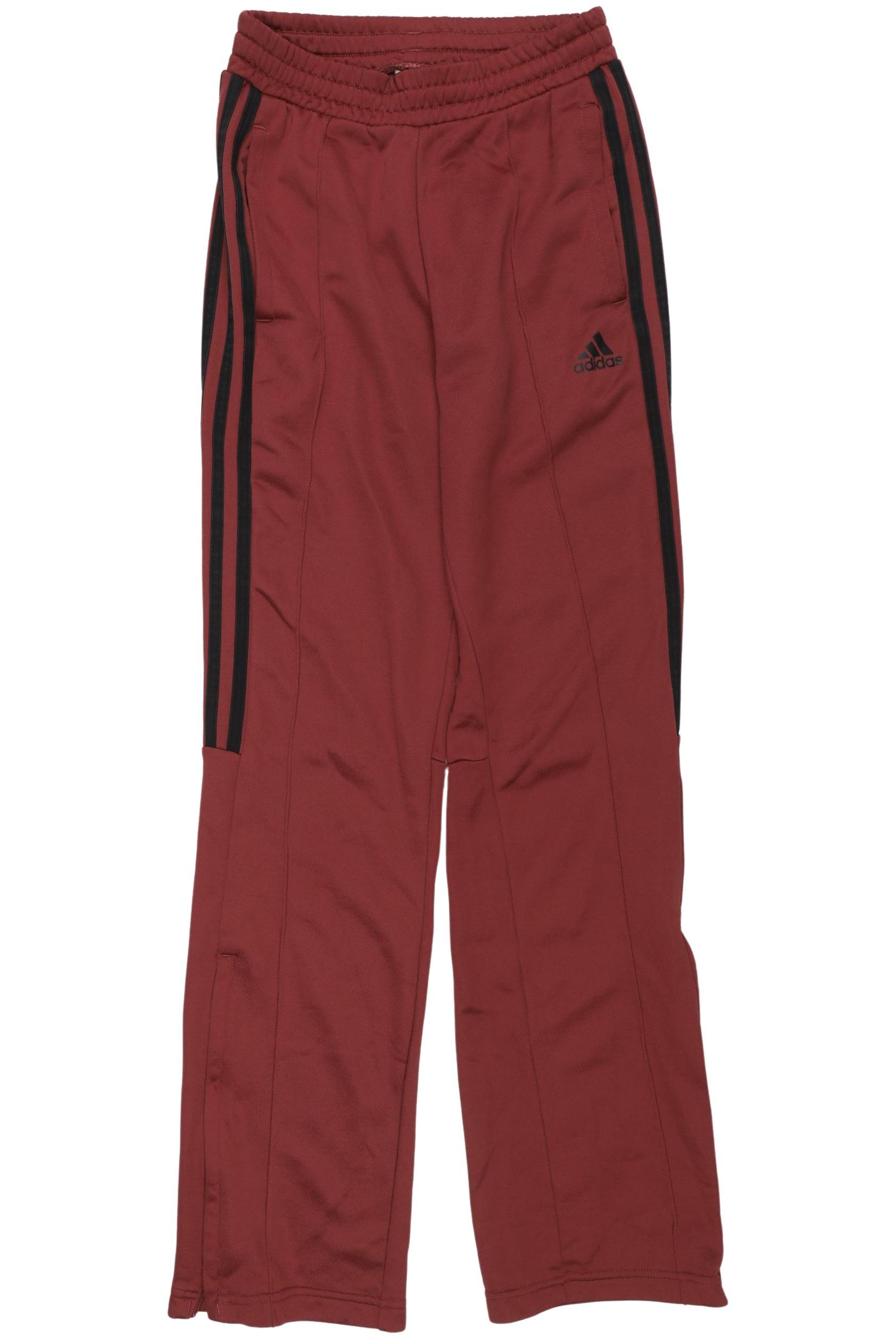 

adidas Damen Stoffhose, bordeaux, Gr. 0
