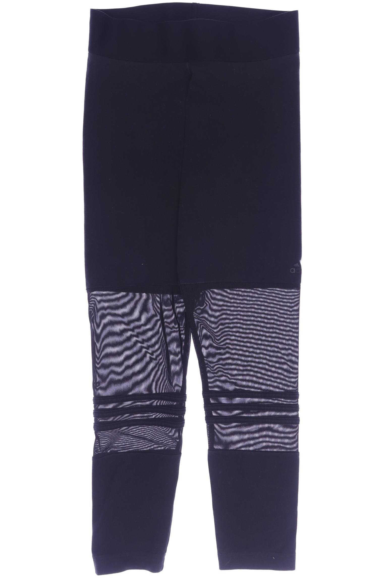 

adidas Damen Stoffhose, schwarz, Gr. 0