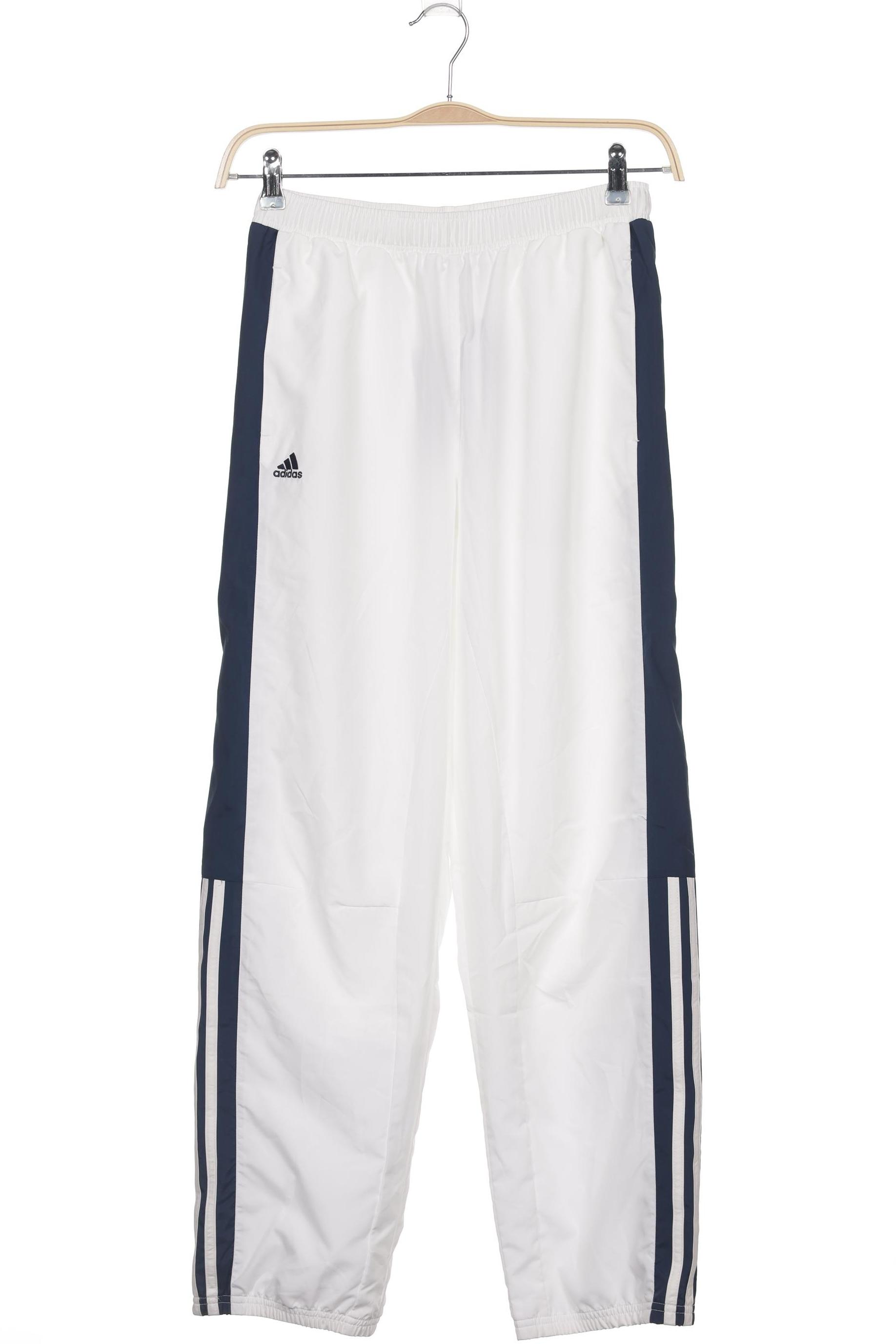 

adidas Damen Stoffhose, weiß, Gr. 38