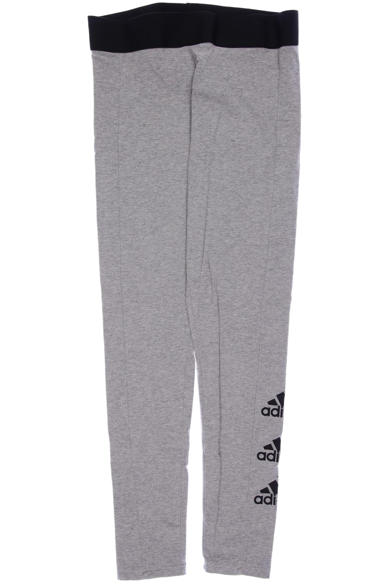 

adidas Damen Stoffhose, grau, Gr. 38