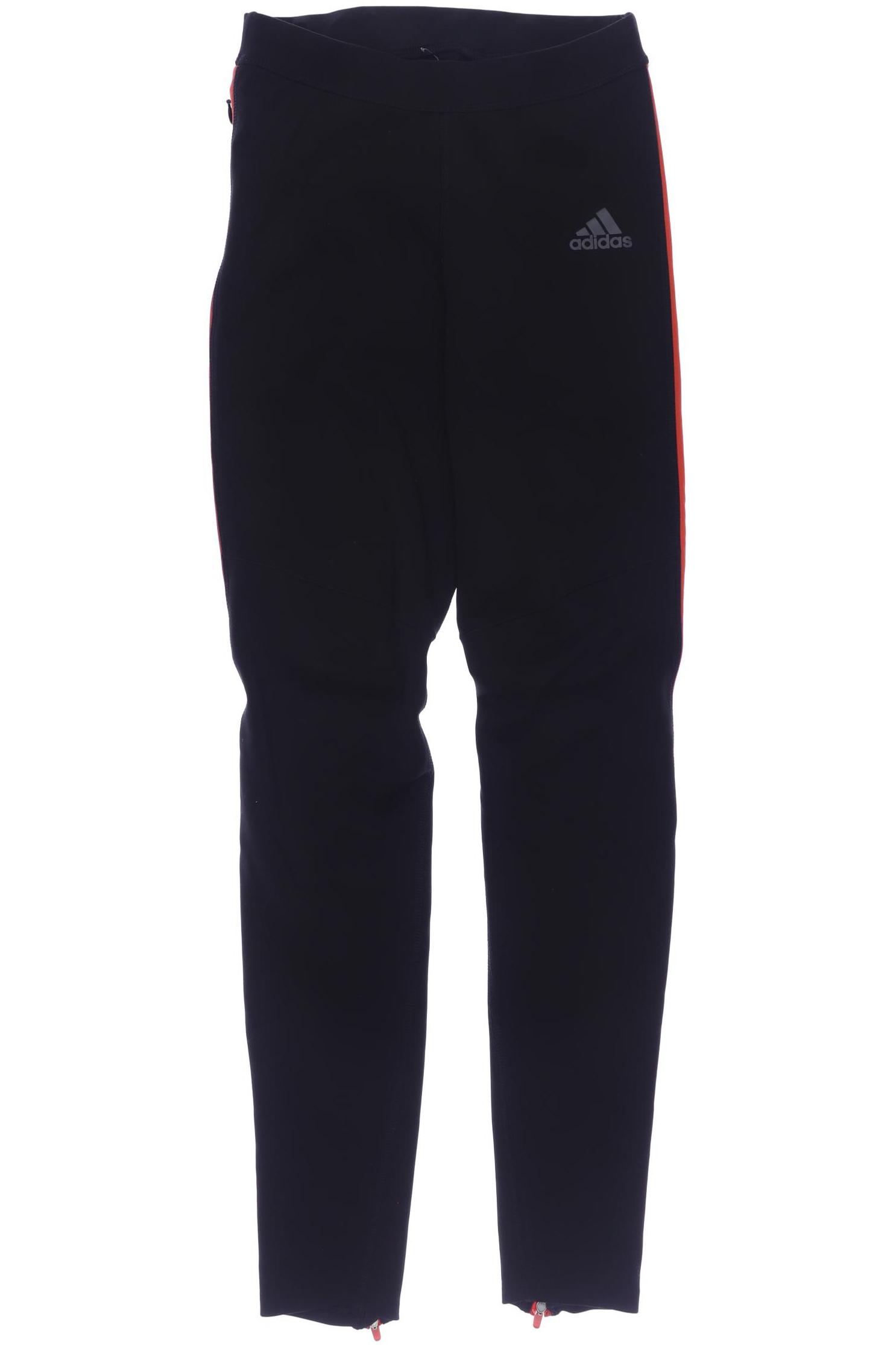 

adidas Damen Stoffhose, schwarz, Gr. 0