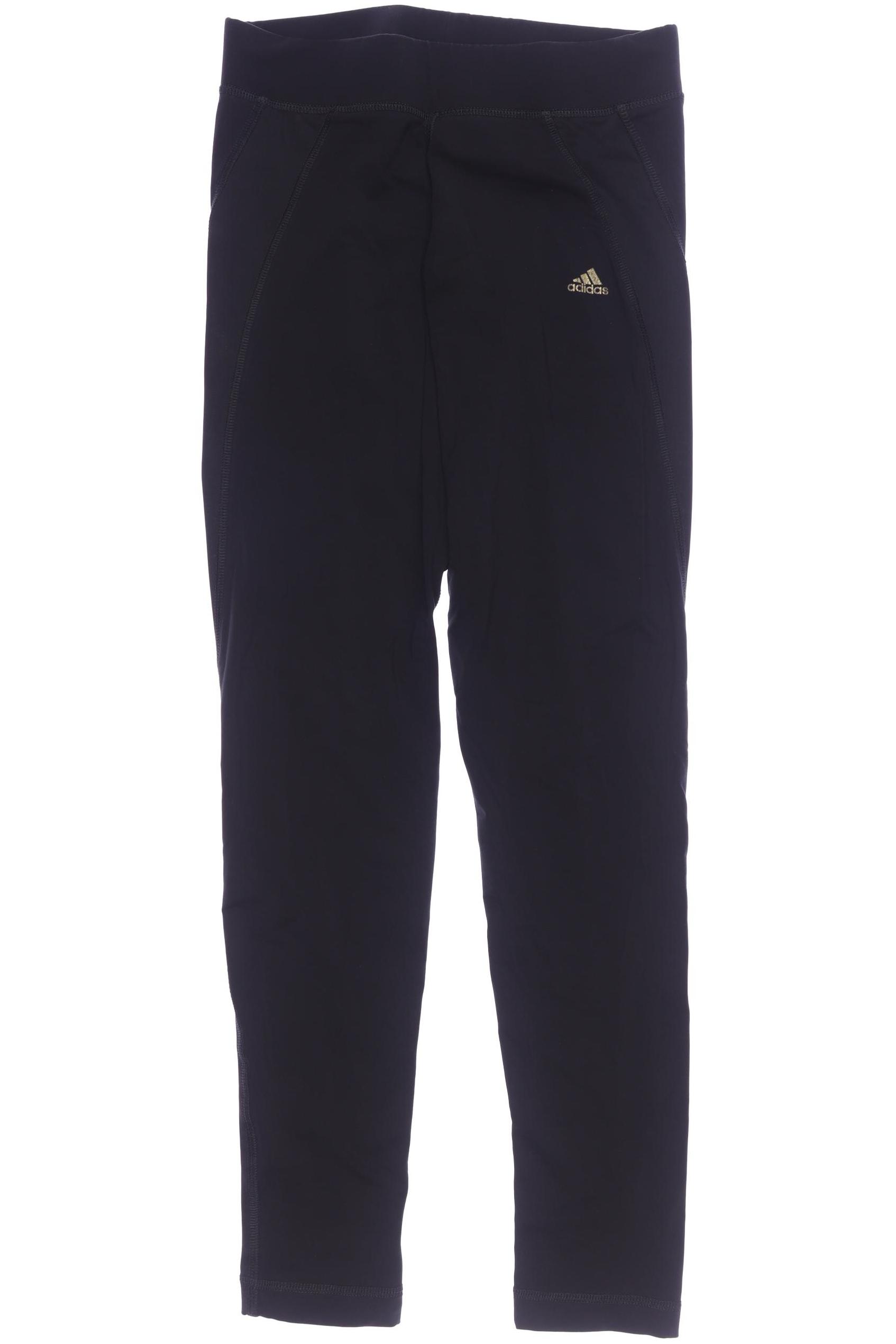 

adidas Damen Stoffhose, schwarz, Gr. 0