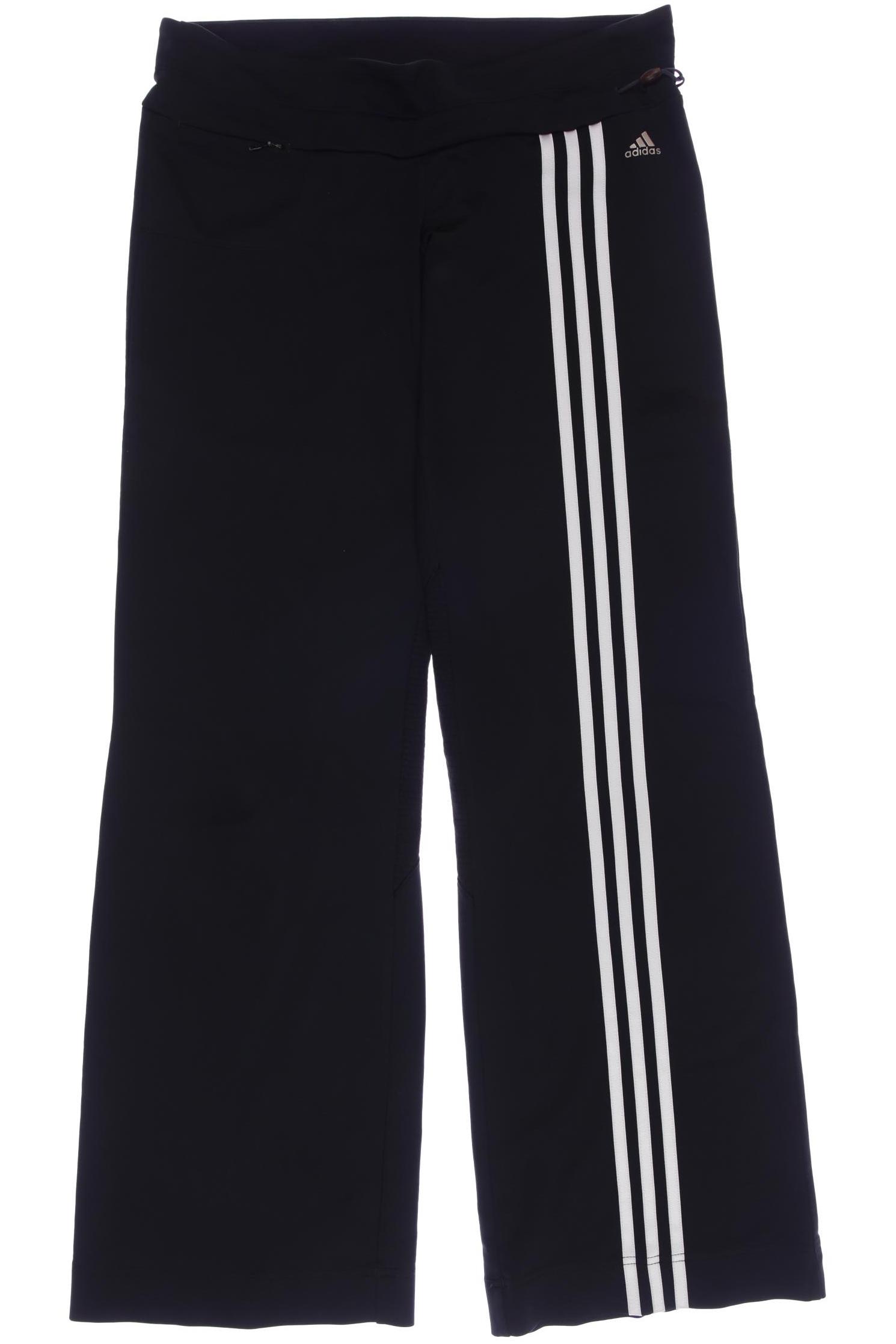 

adidas Damen Stoffhose, schwarz, Gr. 40