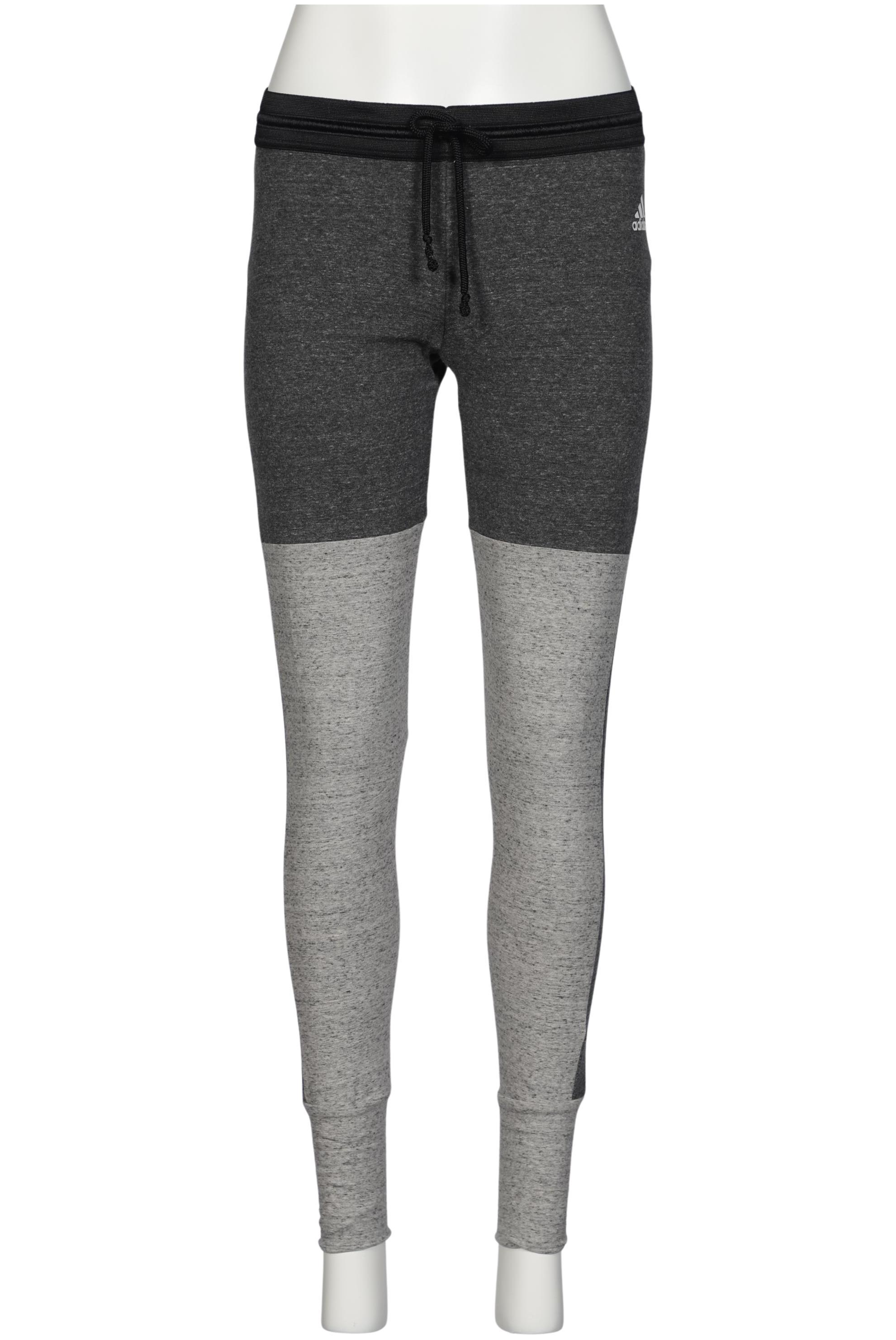 

adidas Damen Stoffhose, grau, Gr. 0
