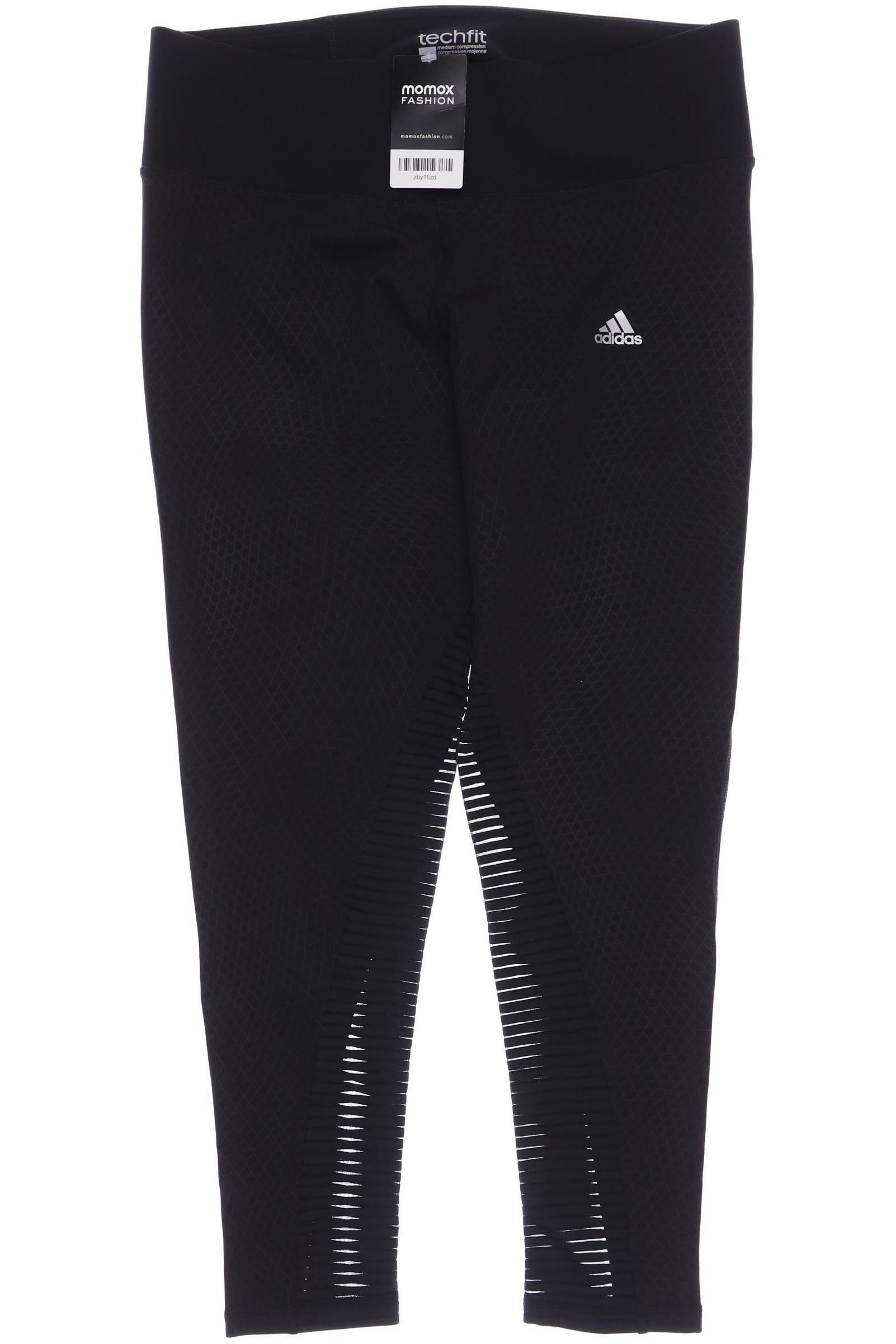 

adidas Damen Stoffhose, schwarz, Gr. 42