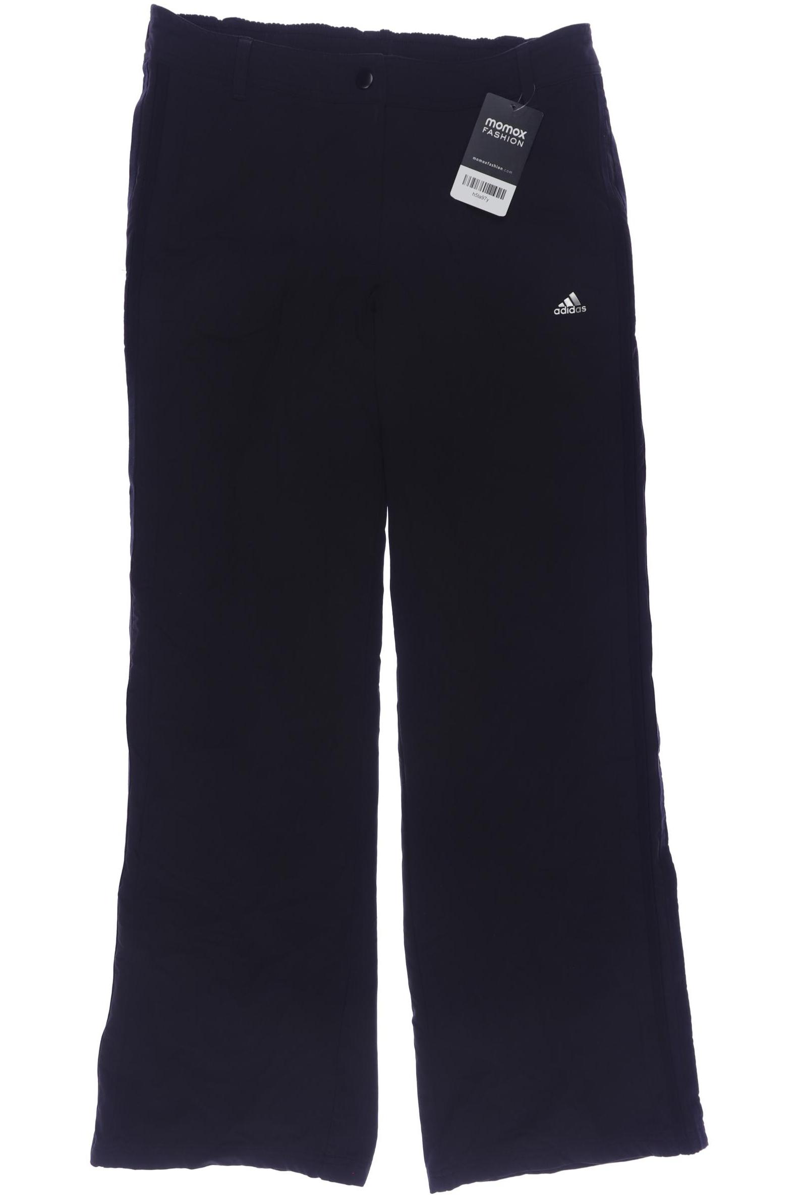 

adidas Damen Stoffhose, schwarz, Gr. 38
