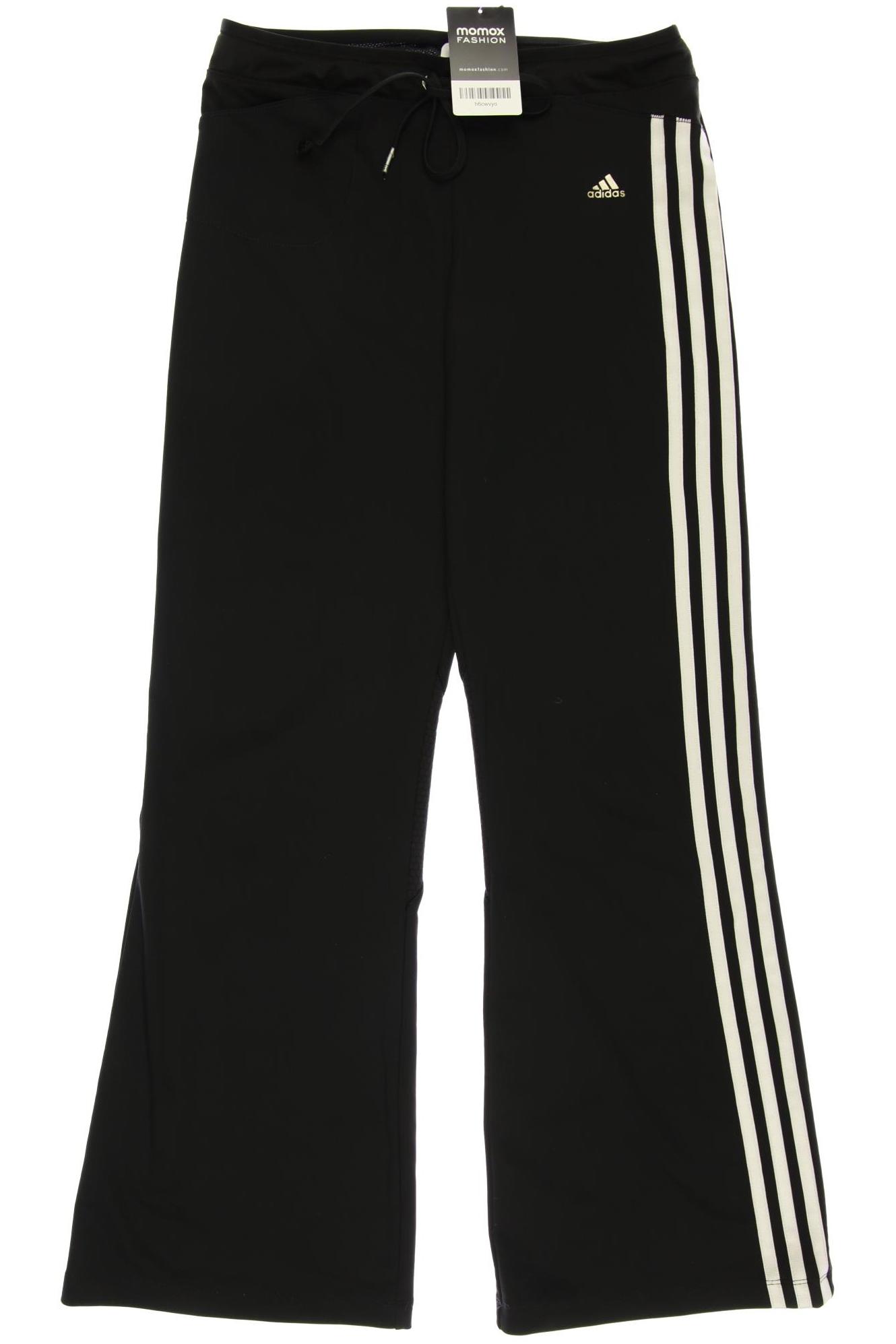 

adidas Damen Stoffhose, schwarz, Gr. 38