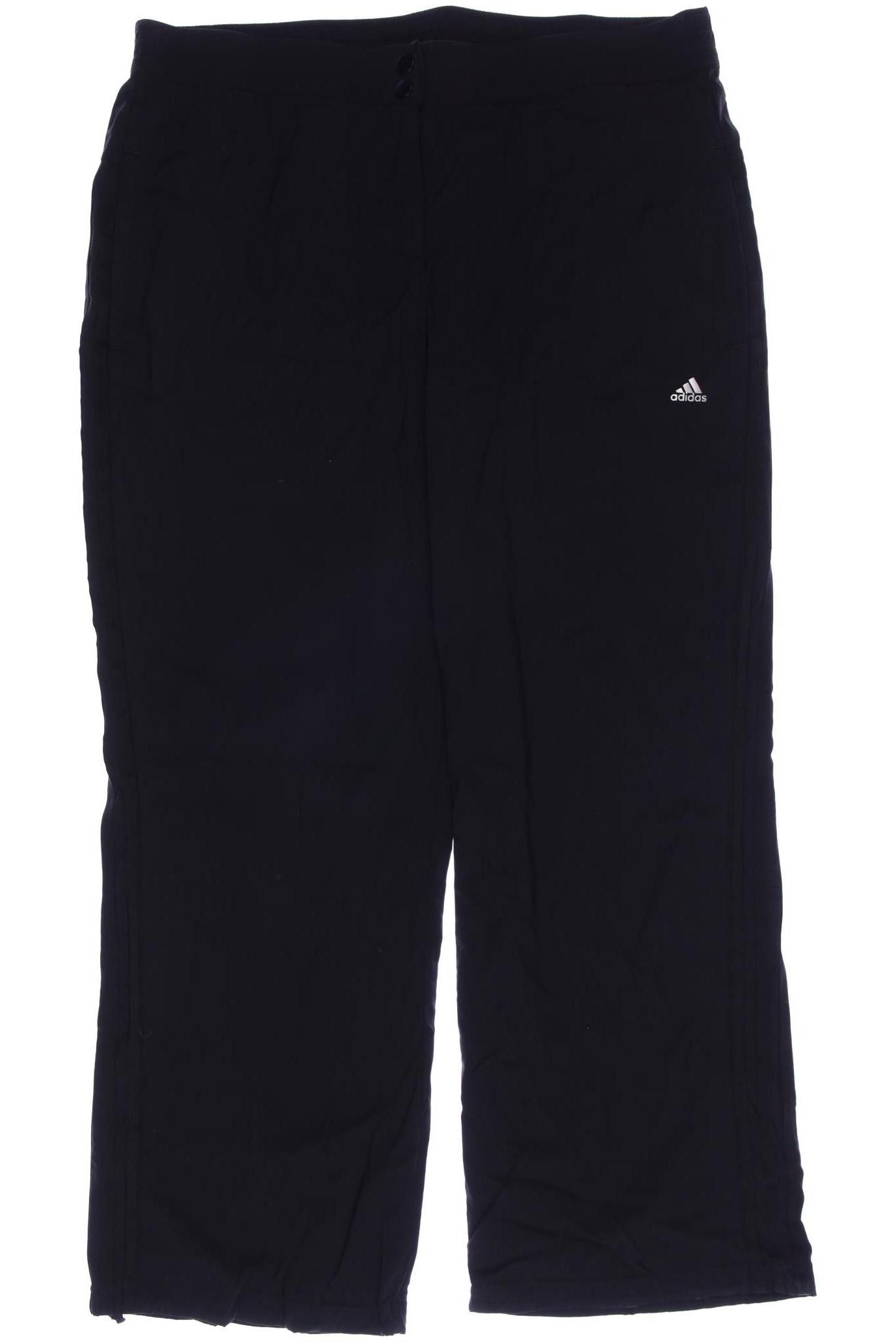 

adidas Damen Stoffhose, schwarz, Gr. 44