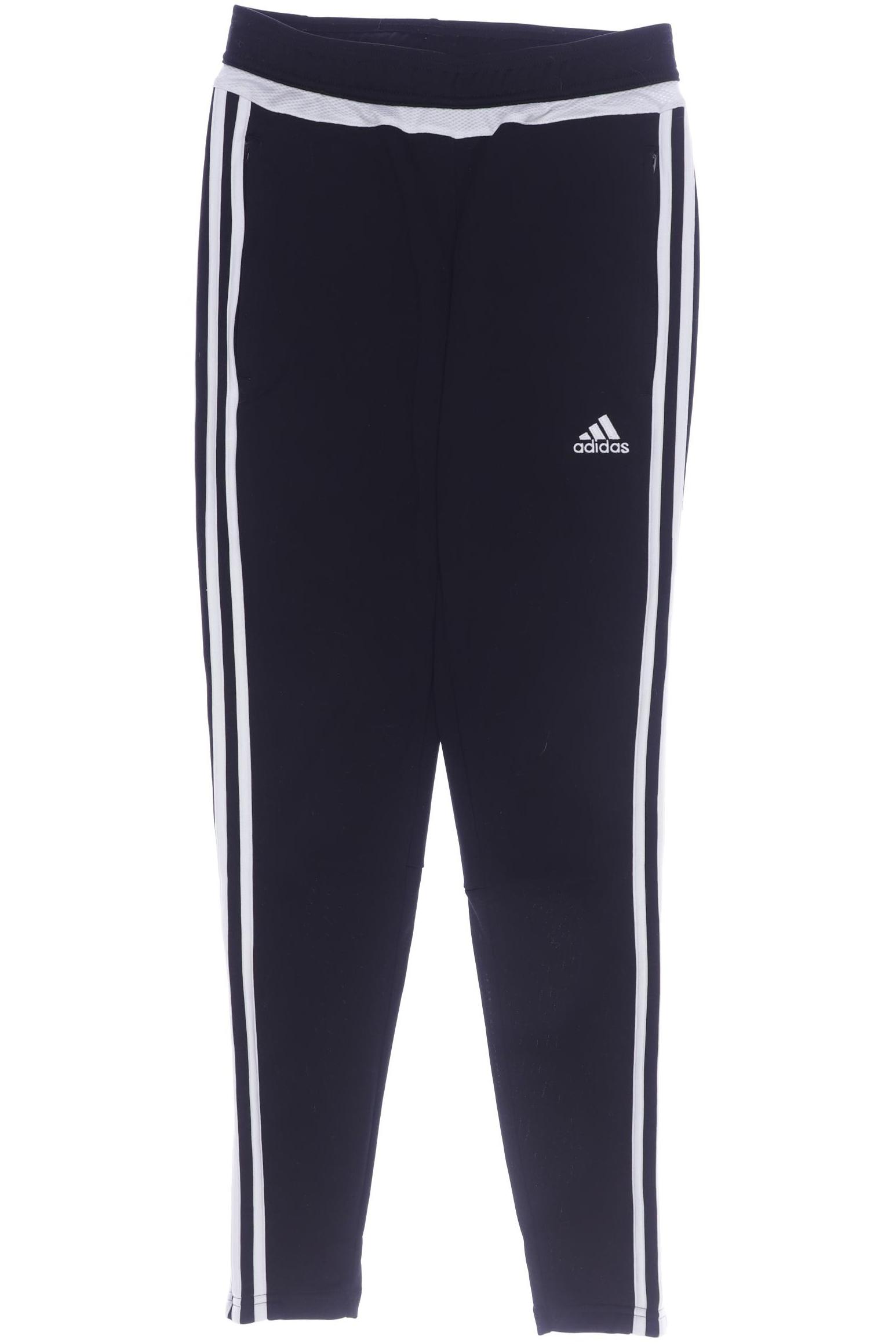 

adidas Damen Stoffhose, schwarz, Gr. 0