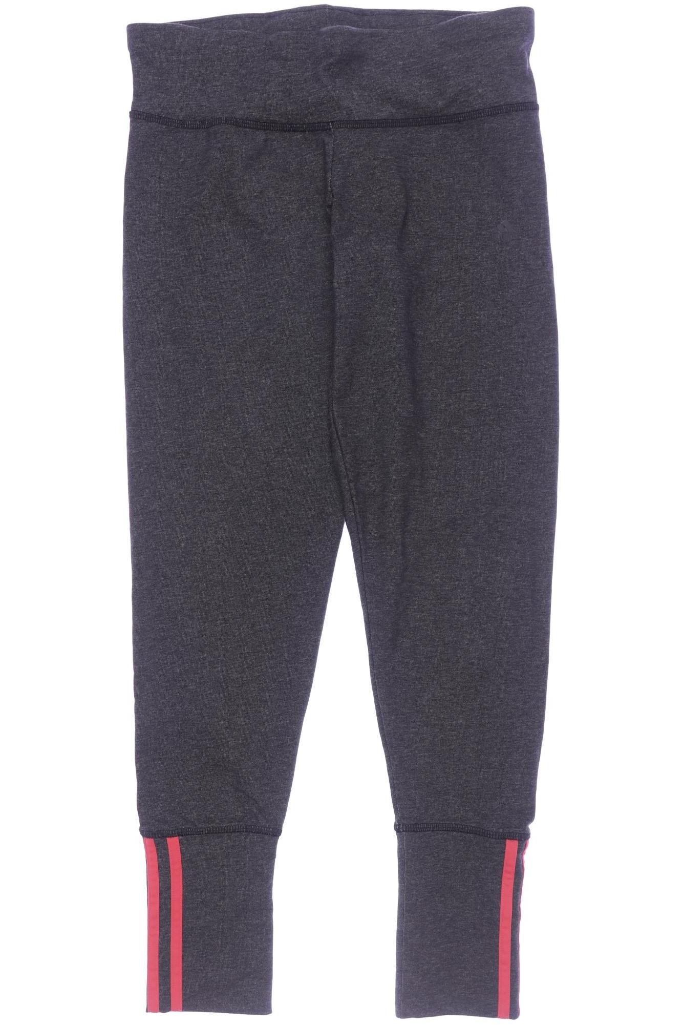 

adidas Damen Stoffhose, grau, Gr. 0