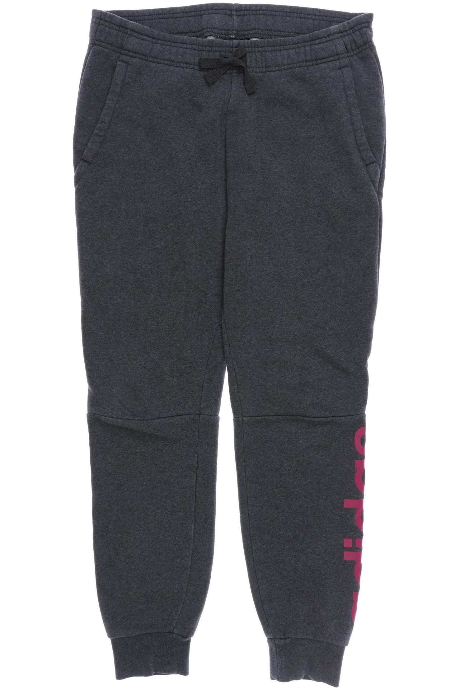 

adidas Damen Stoffhose, grau, Gr. 0