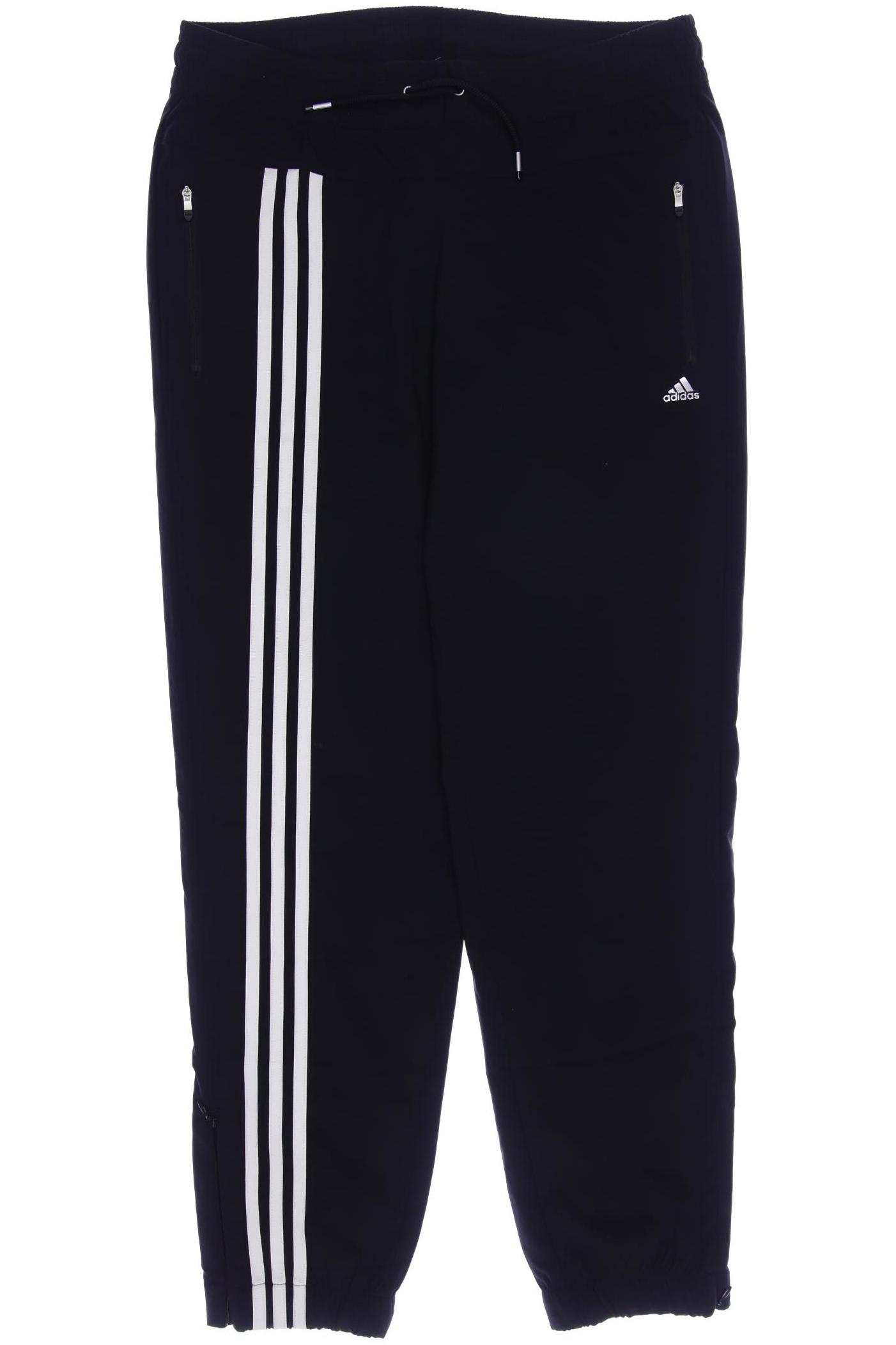 

adidas Damen Stoffhose, schwarz, Gr. 42