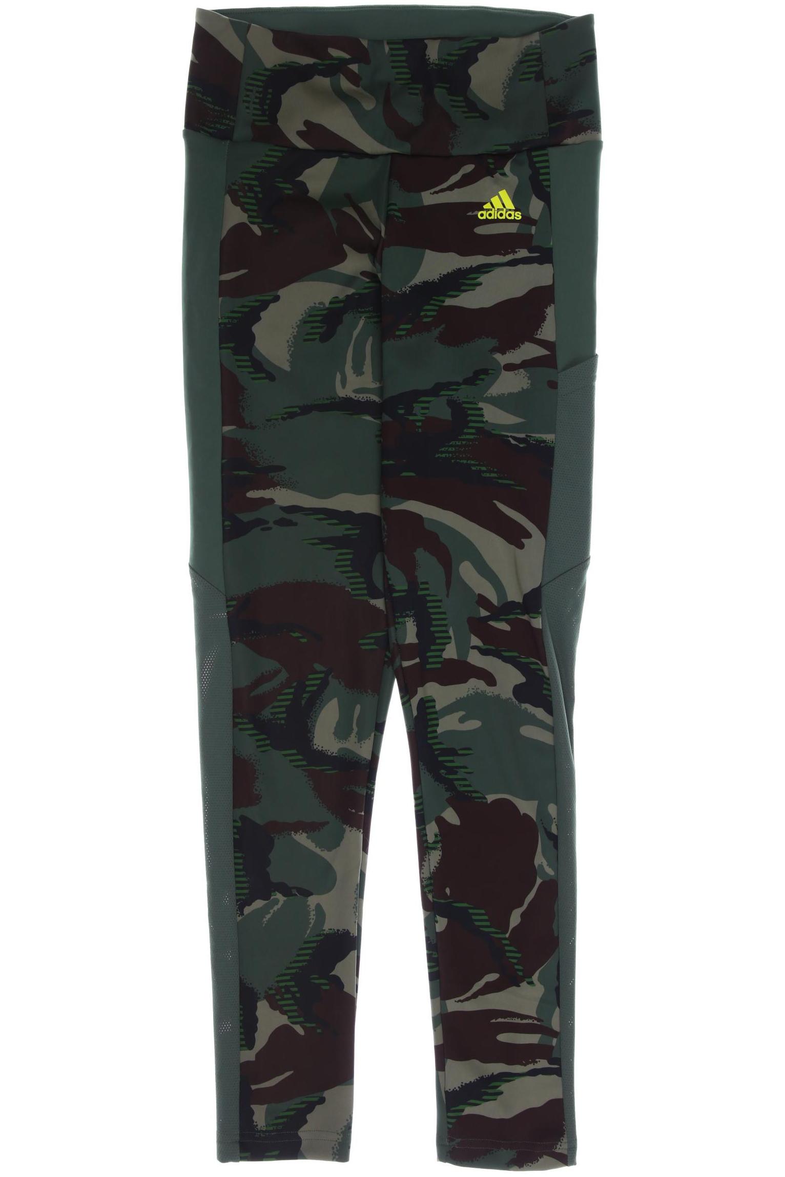 

adidas Damen Stoffhose, grün, Gr. 34