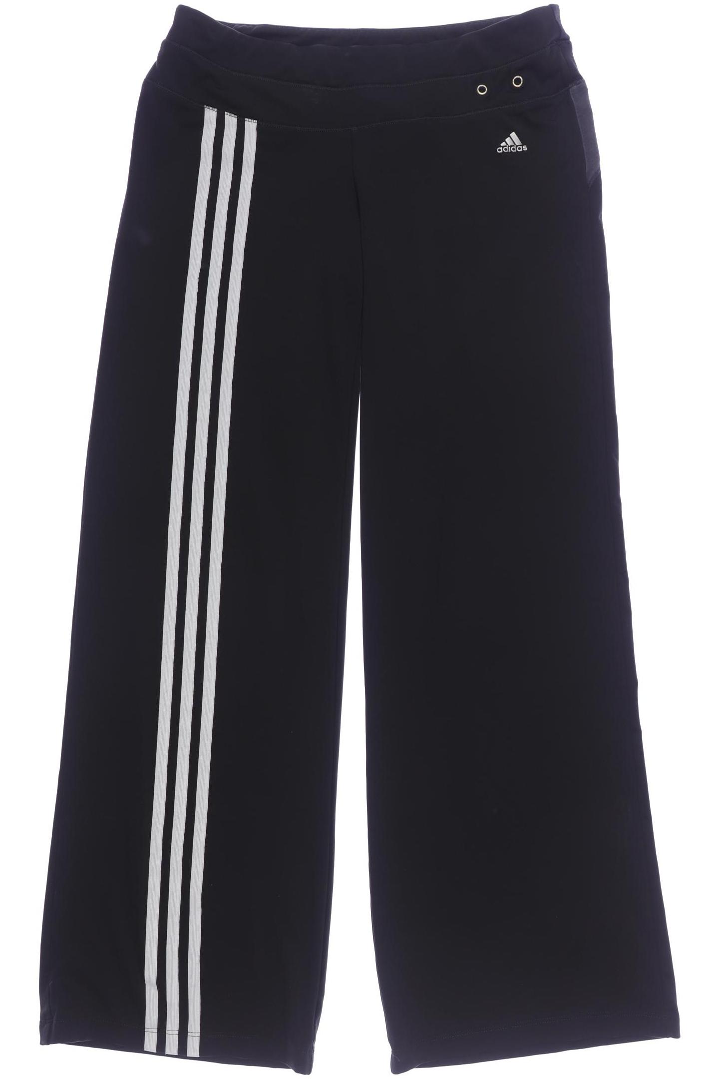 

adidas Damen Stoffhose, schwarz, Gr. 38