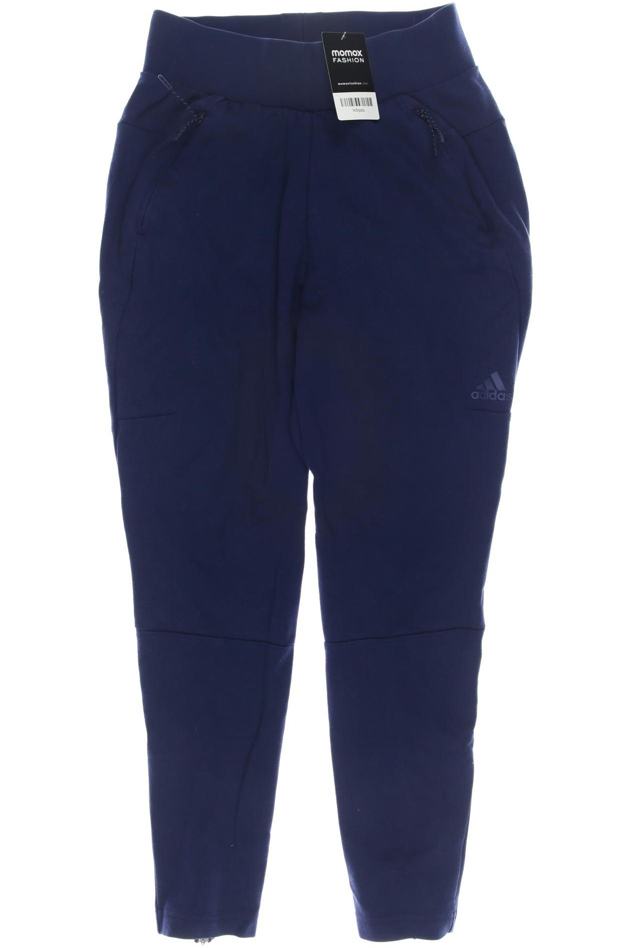 

adidas Damen Stoffhose, marineblau, Gr. 0