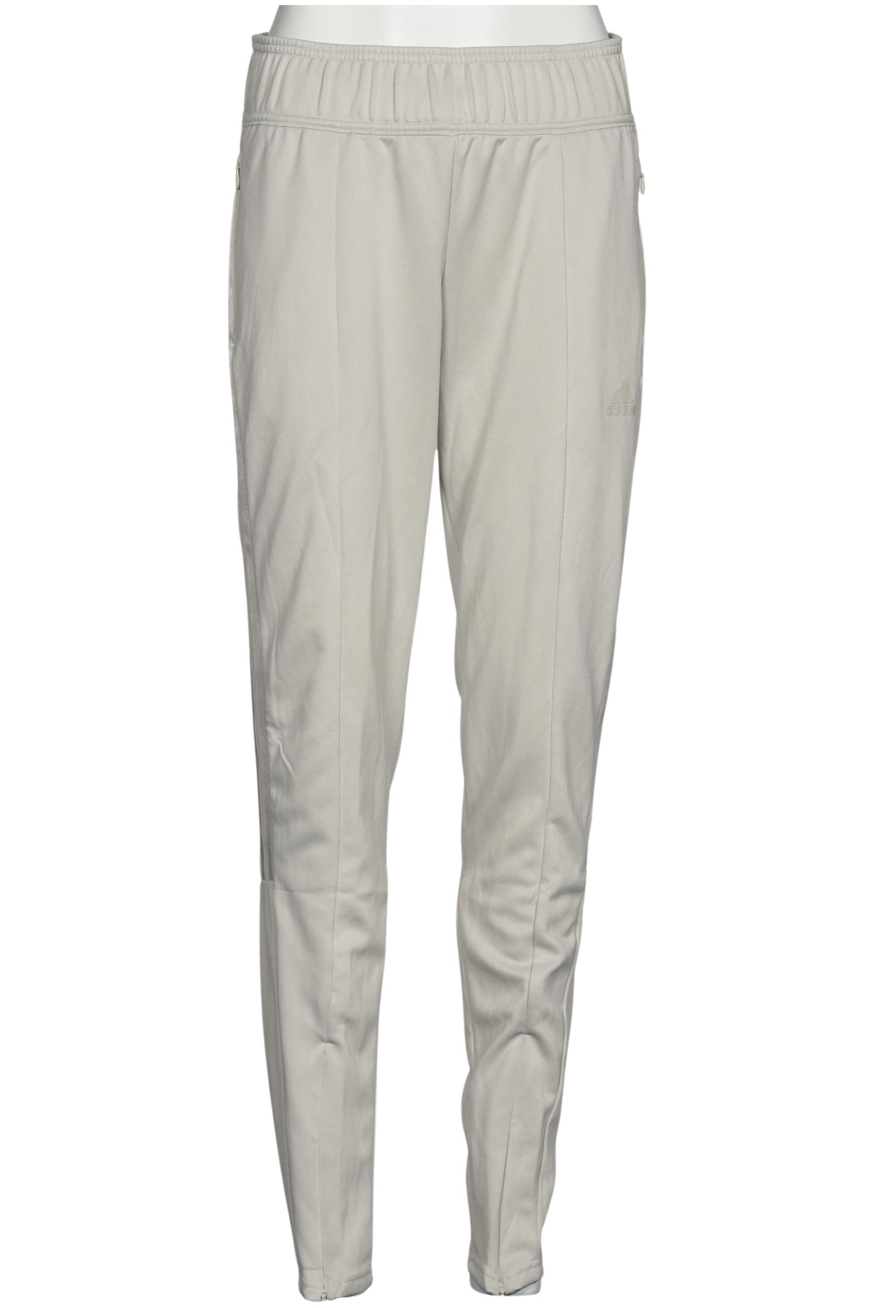 

adidas Damen Stoffhose, grau, Gr. 0