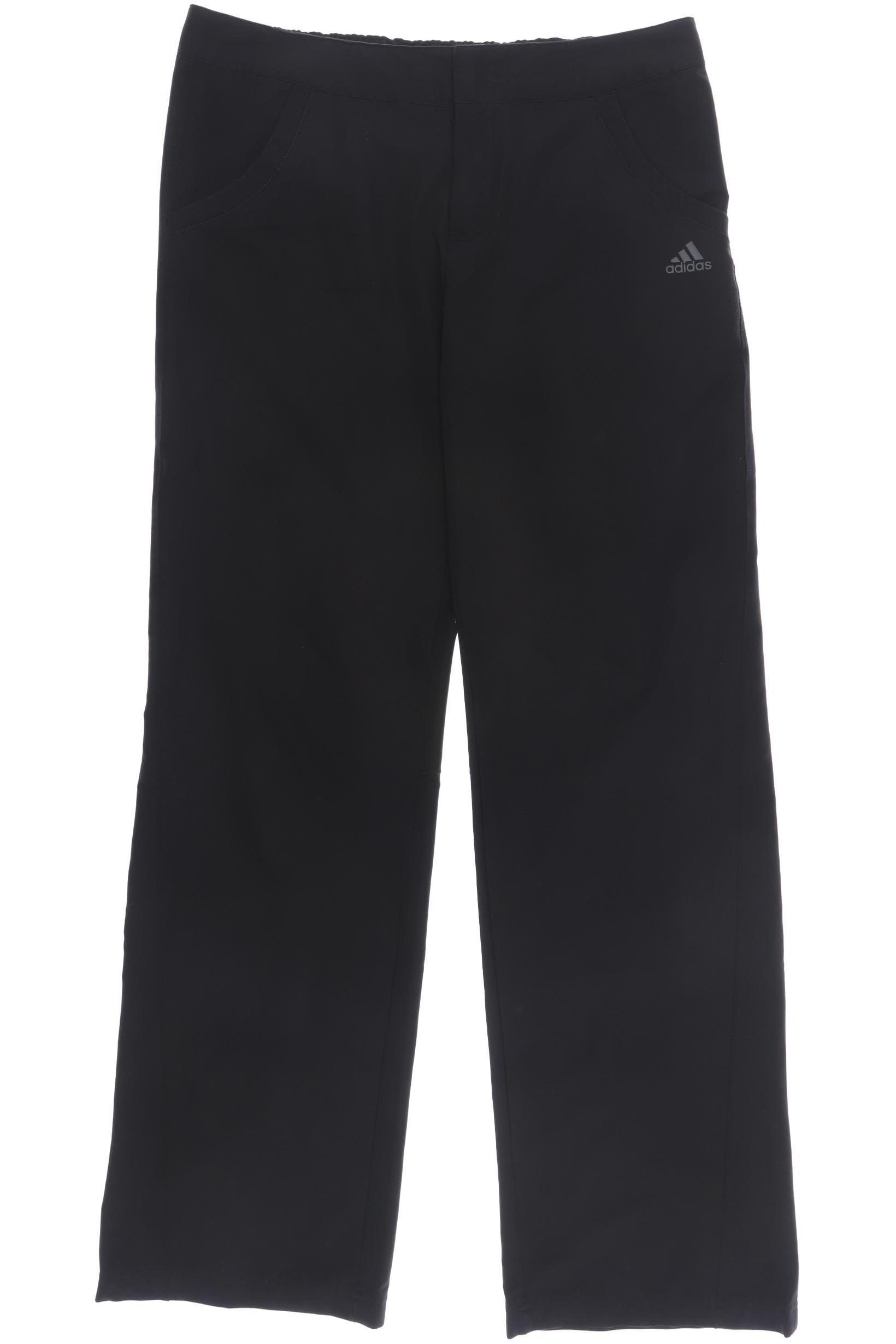 

adidas Damen Stoffhose, schwarz, Gr. 40