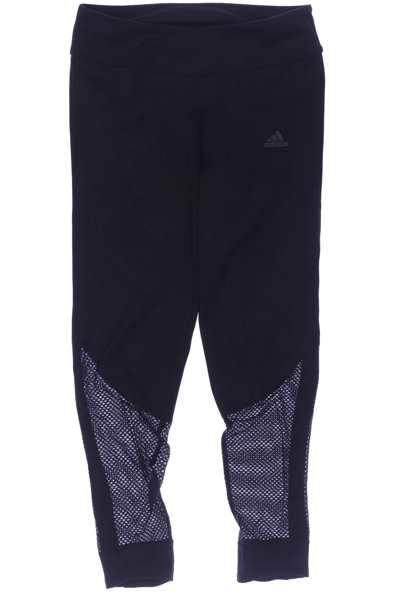 

adidas Damen Stoffhose, schwarz, Gr. 0